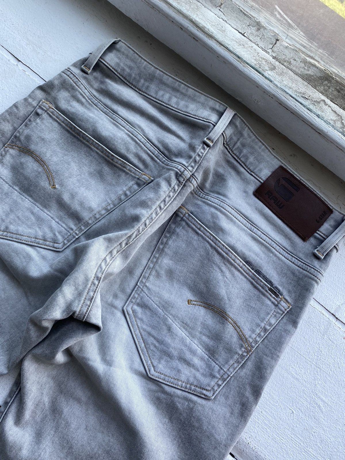 G-Star 🔗G Star Raw Gray Opium Punk 3301 Straight Jeans Relaxed Size US 32 / EU 48 - 11 Thumbnail