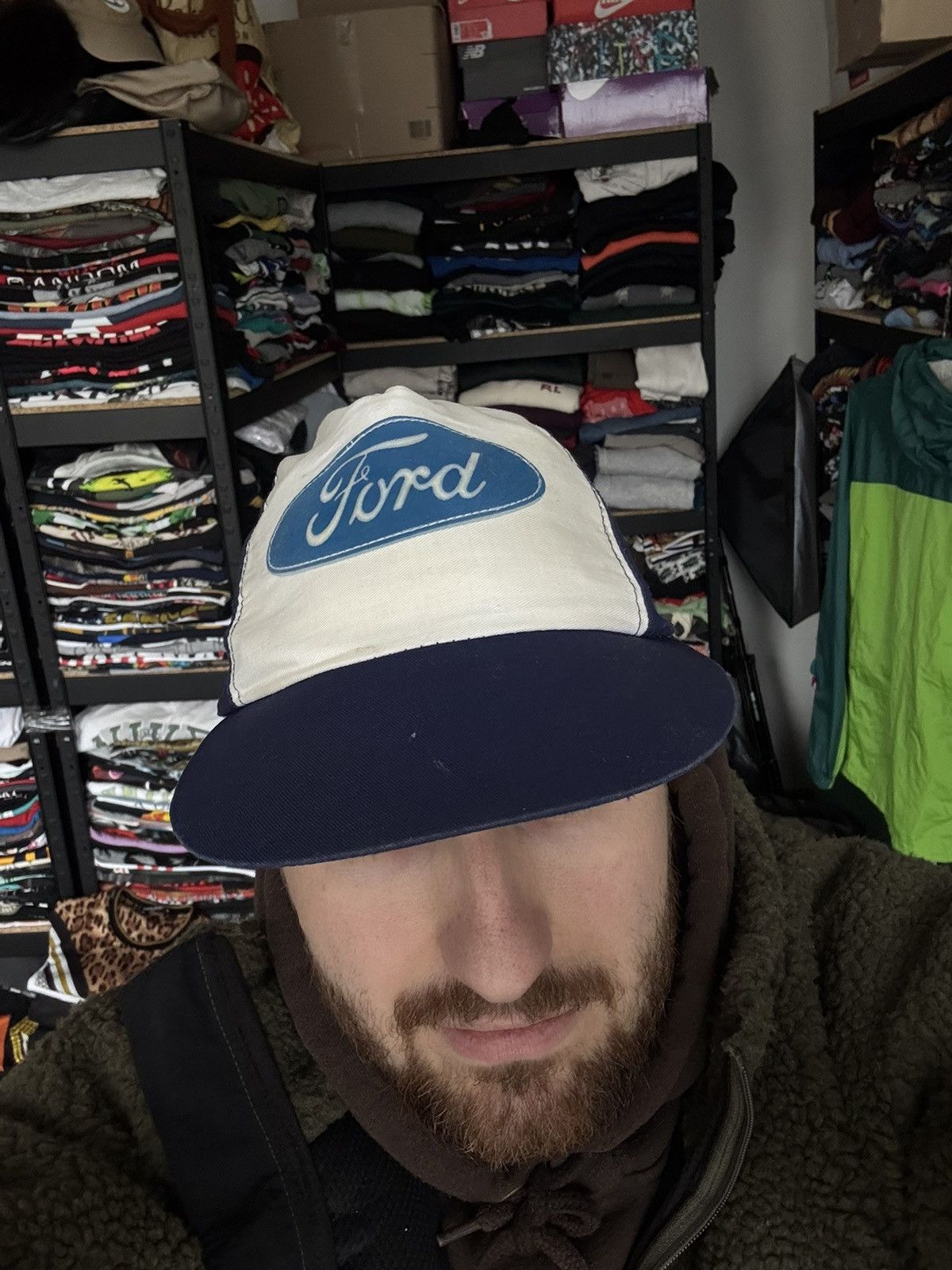 Ford Ford vintage cap 90s rare big logo hat Size ONE SIZE - 3 Thumbnail