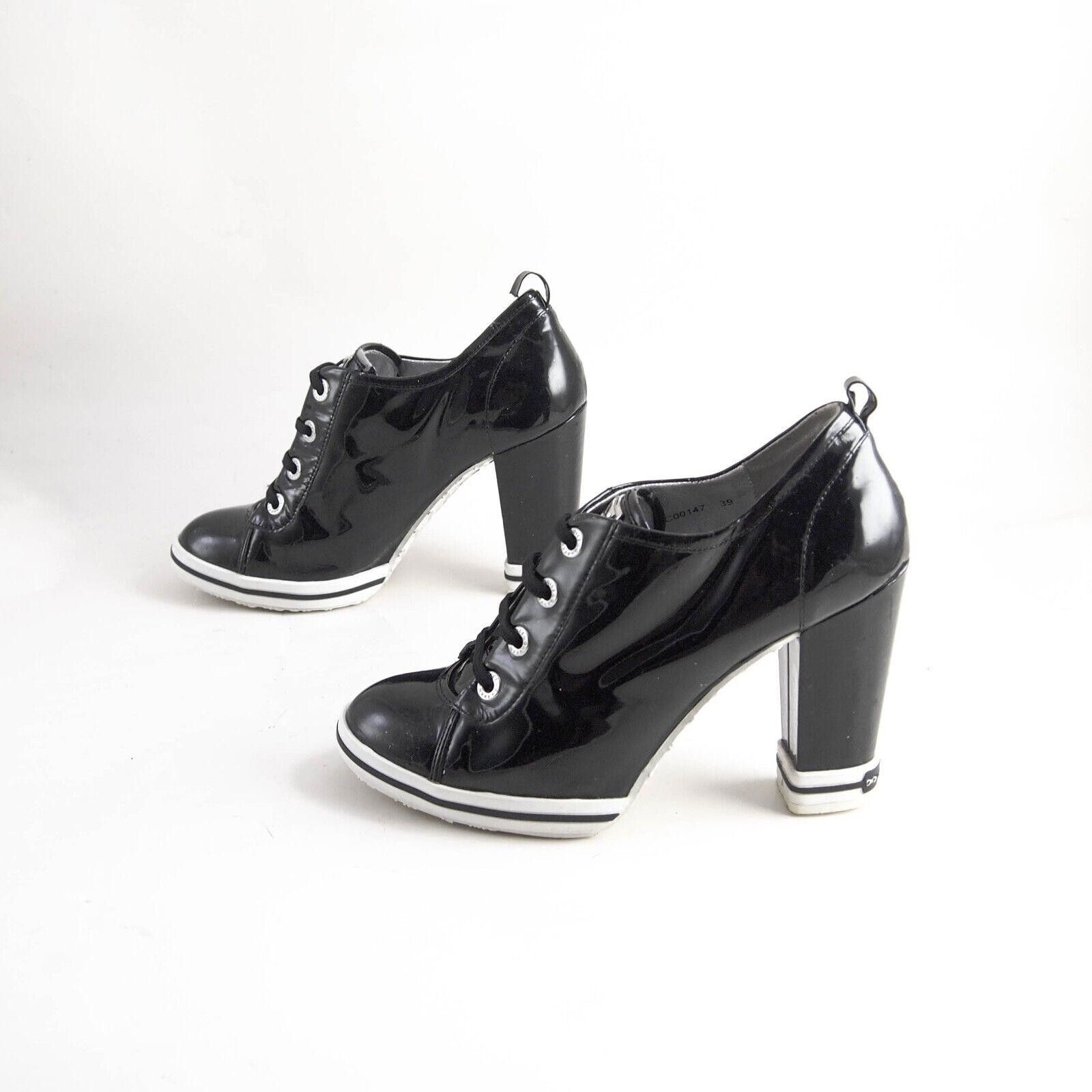 Dolce & Gabbana Dolce Gabbana Booties Black Patent Leather Size US 9 EU 39 Size US 9 / IT 39 - 2 Thumbnail