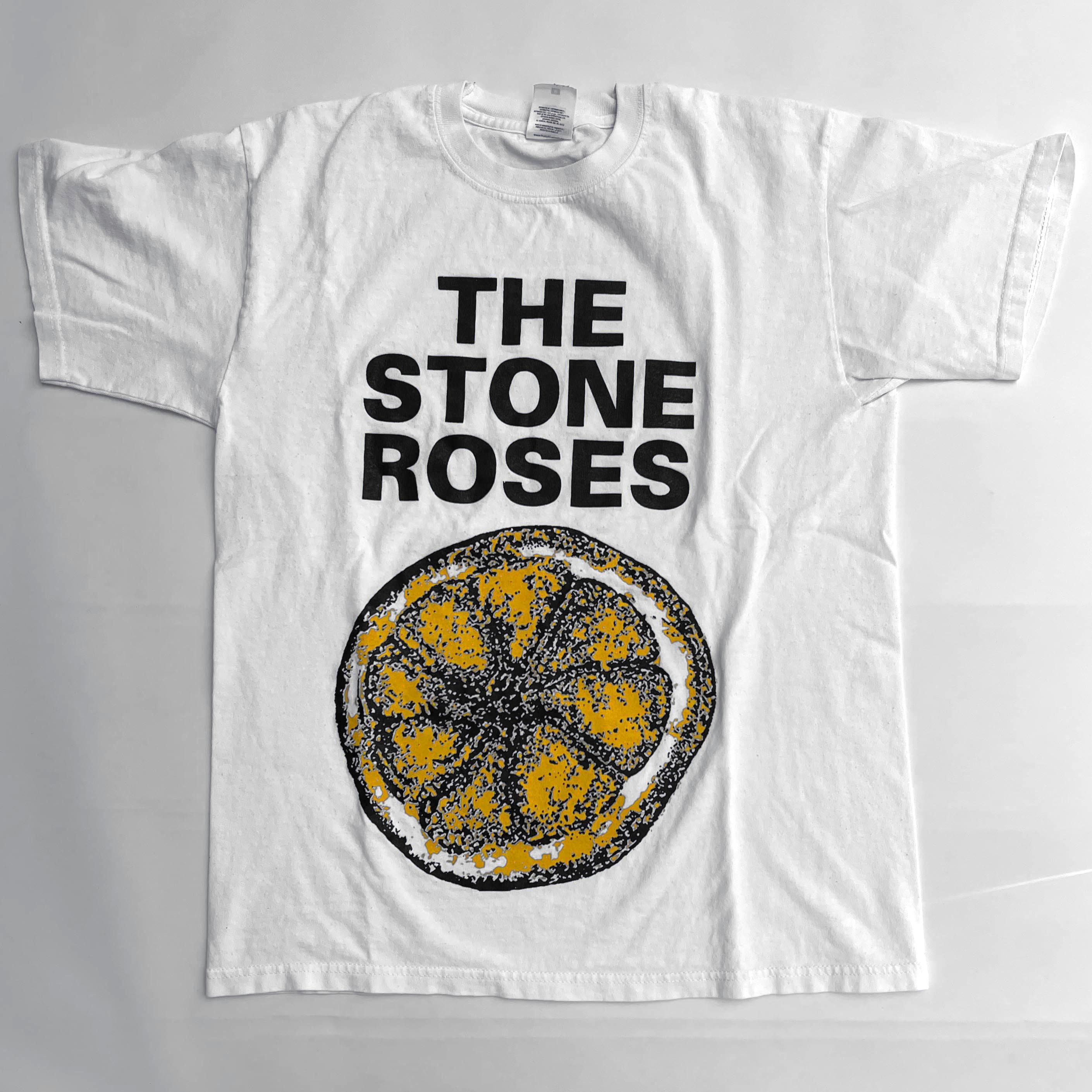 Buy Rock Off Stone Roses Lemon Tshirt in White