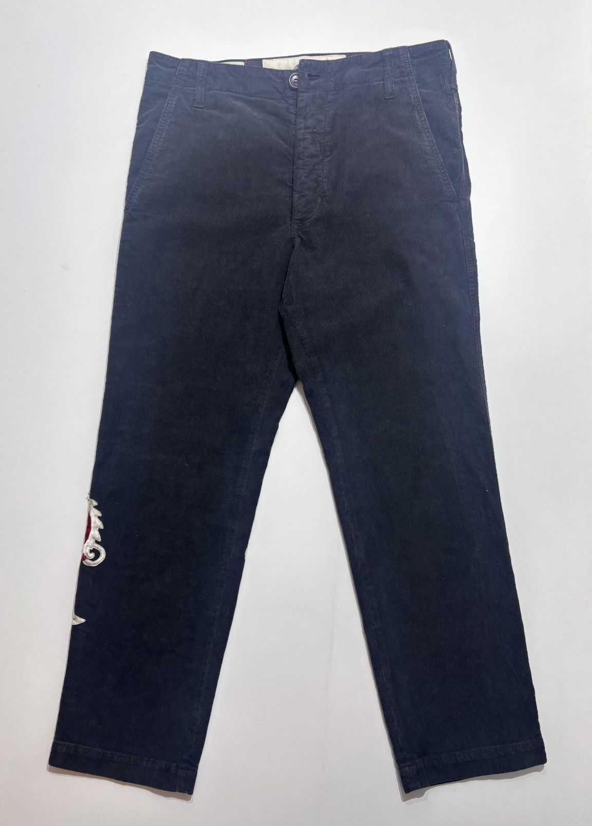 Gucci Gucci by Alessandro Michele SS17 Dragon Corduroy Pants Size US 29 - 2 Thumbnail