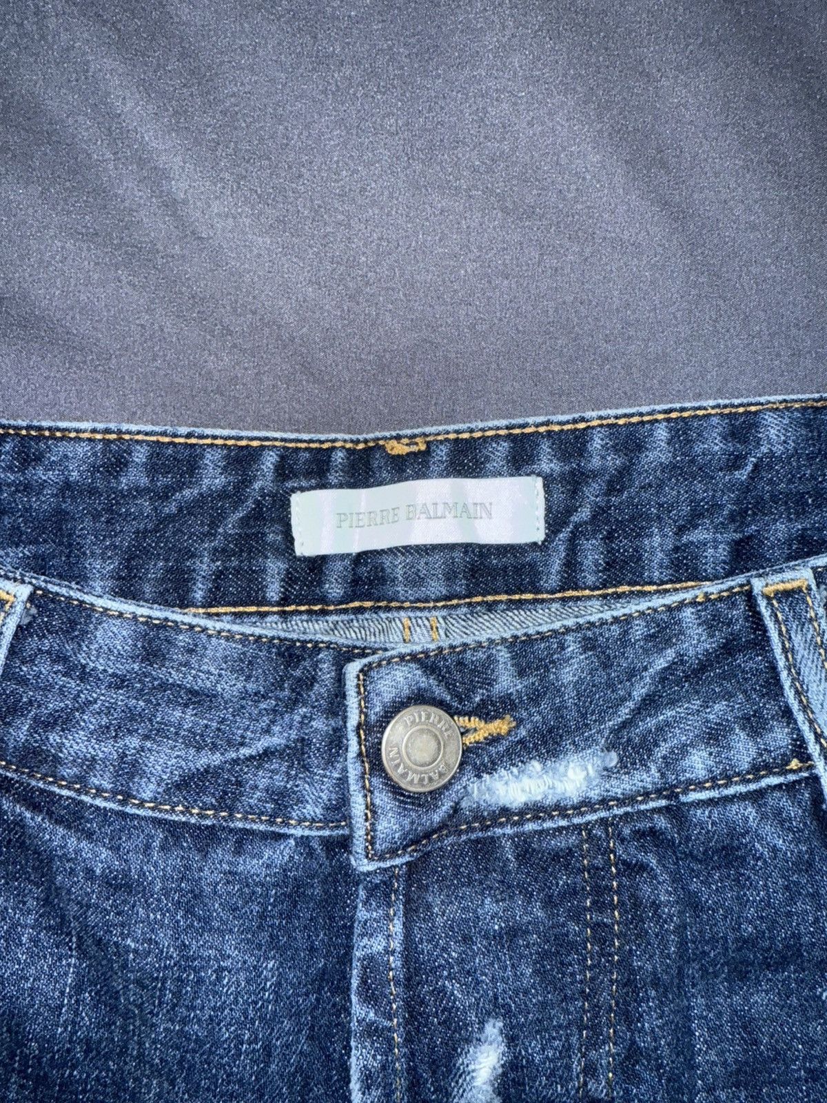 Pierre Balmain Pierre Balmain Engineered Distressed Denim Jeans US36 / IT50 Size US 36 / EU 52 - 3 Thumbnail