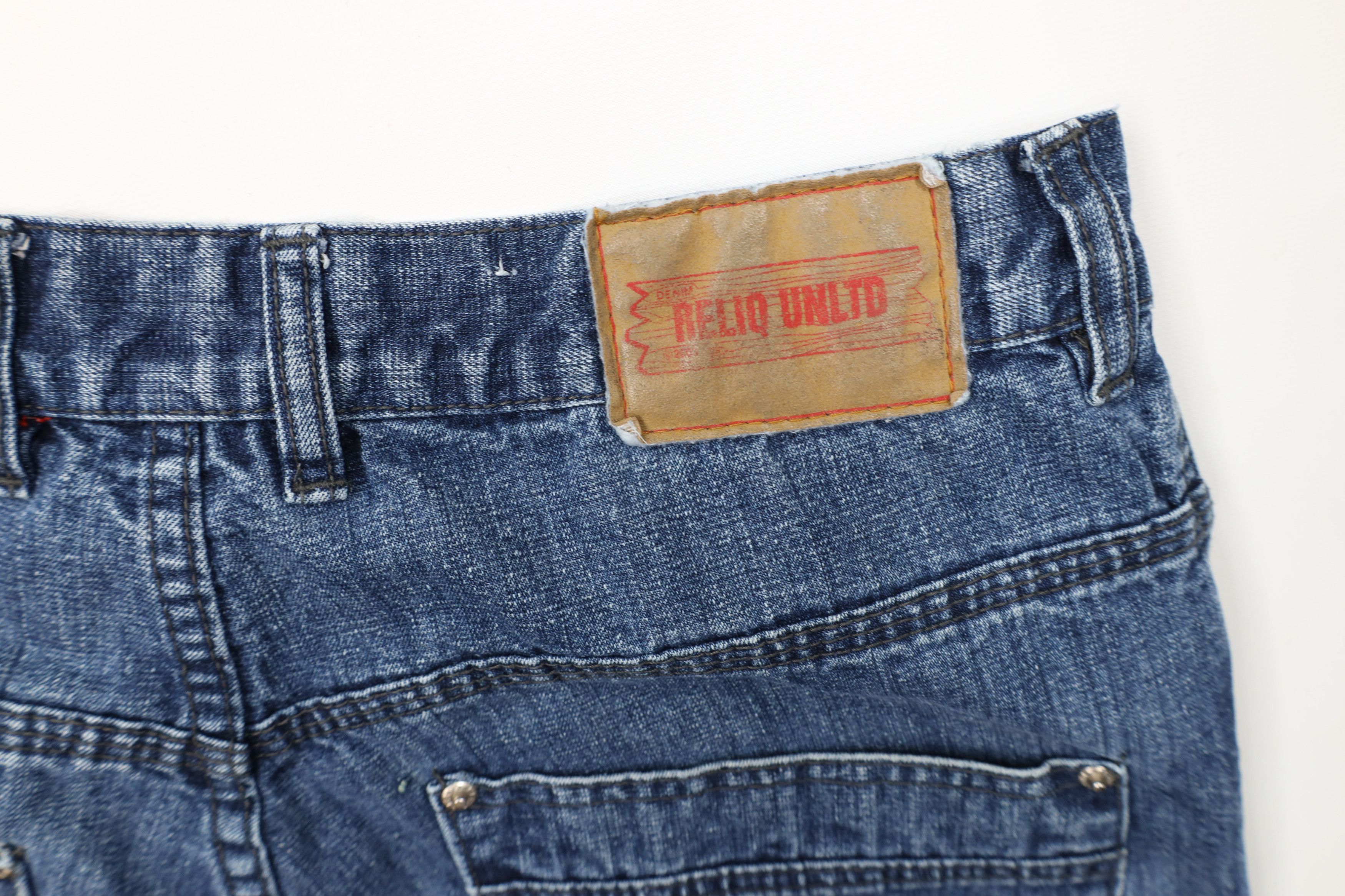 Vintage Vintage Y2K Streetwear Baggy Loose Fit Denim Cargo Shorts Size US 34 / EU 50 - 13 Thumbnail
