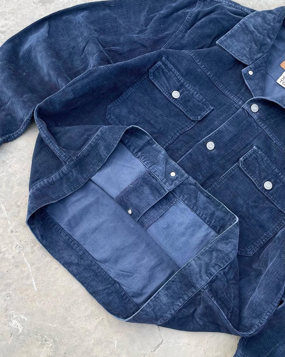 Gap × Vintage Vintage 90's GAP Corduroy Dubble Pocket Shirt Size US XL / EU 56 / 4 - 3 Thumbnail