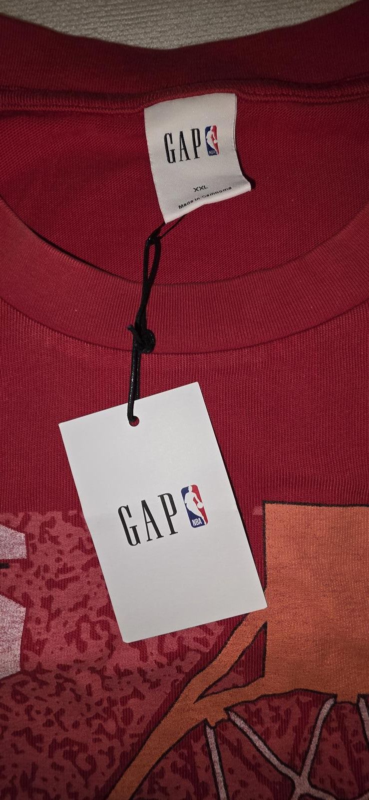 Gap GAP NBA Philadelphia 76ers Red Graphic T-Shirt XXL Size ONE SIZE - 3 Thumbnail