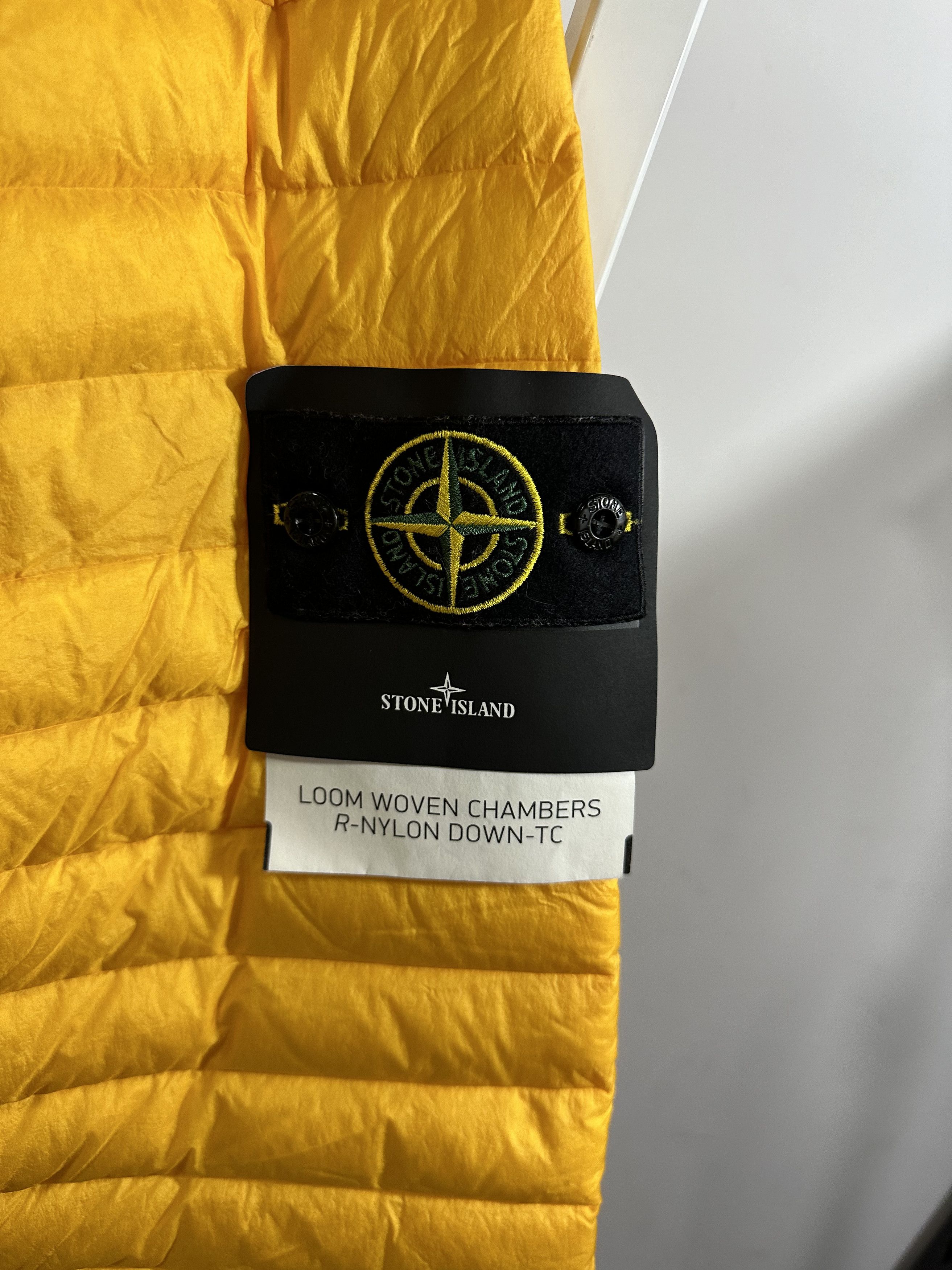 Stone Island Stone Island Zip-Up Puffer Jacket Yellow Size US M / EU 48-50 / 2 - 2 Thumbnail