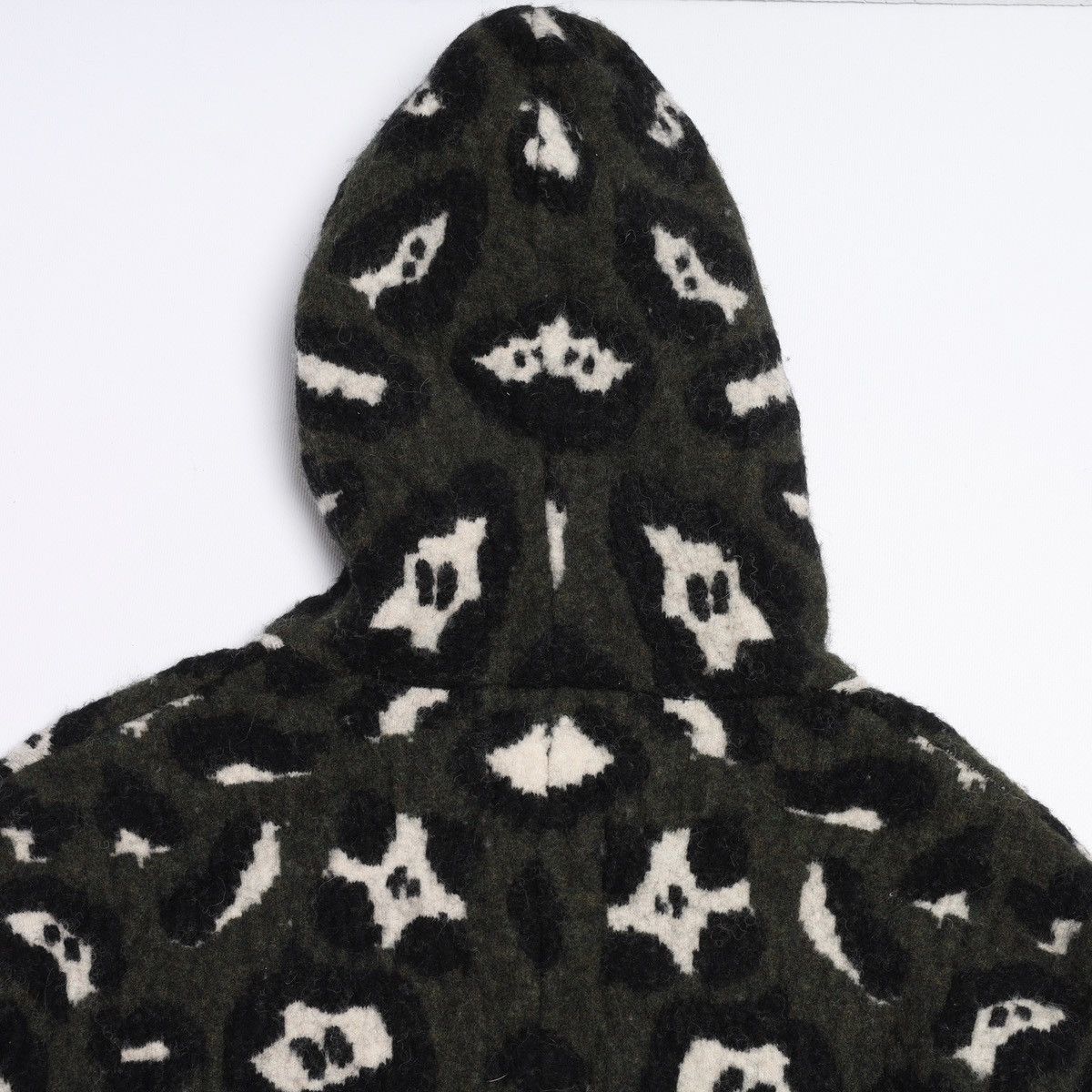 Zadig & Voltaire Zadig Voltaire Lennox Wool Zip Sweater Camo Green Leopard Size M / US 6-8 / IT 42-44 - 12 Thumbnail