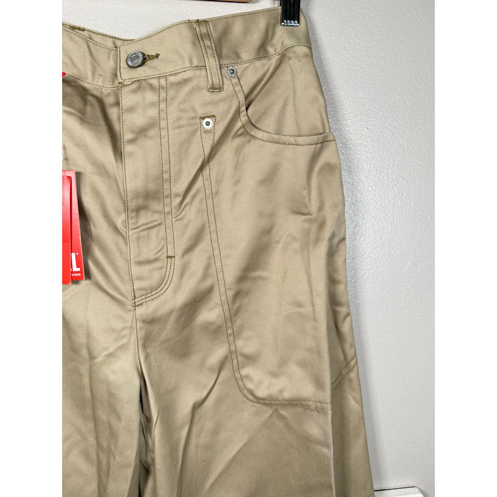 Diesel NWT Diesel High waisted P-Bistro Wide Leg Pants $225 size 28 Size 28" / US 6 / IT 42 - 9 Thumbnail