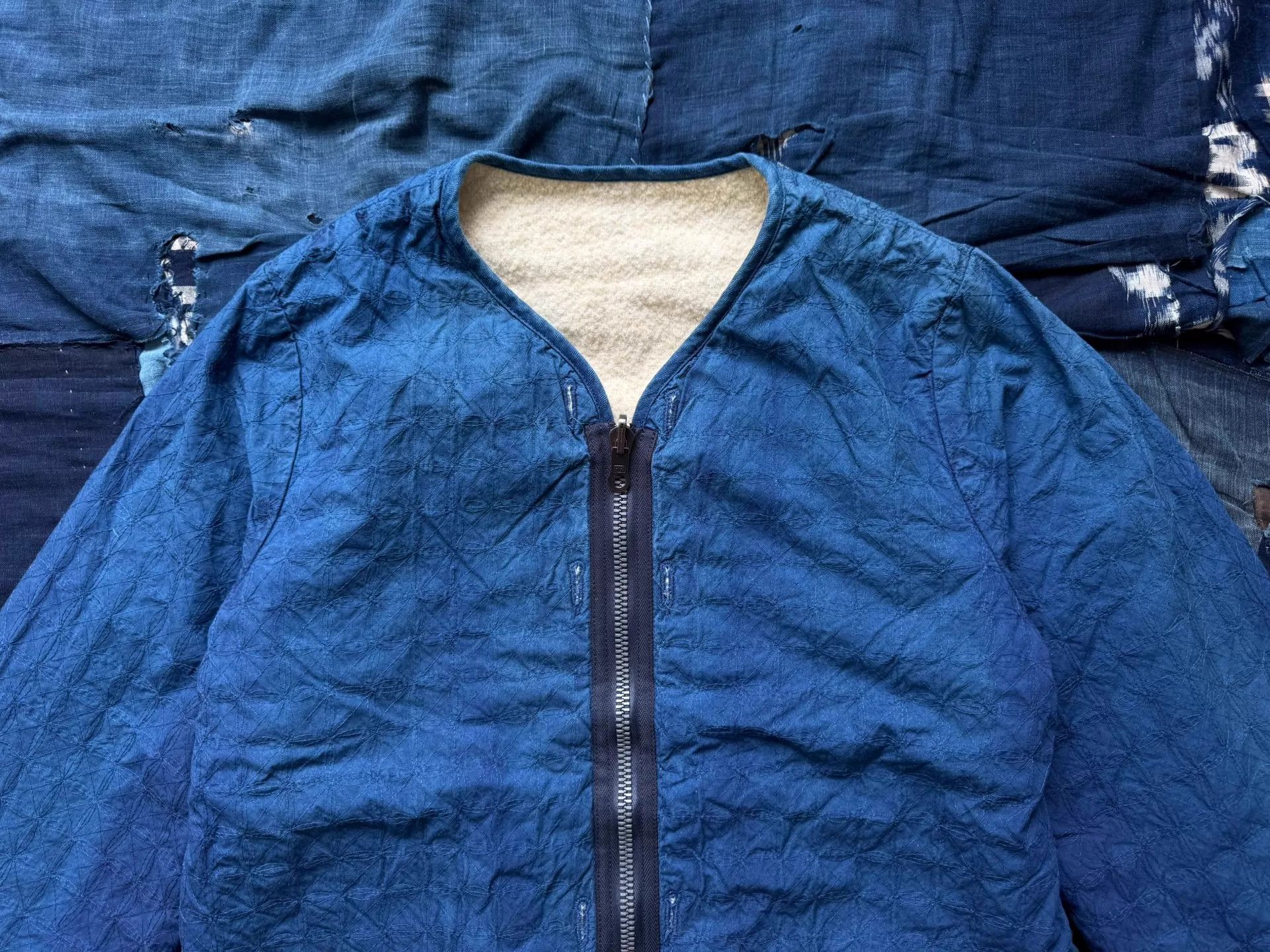 Visvim visvim 17aw ict iris liner jkt indigo sashiko double size 2 Size US M / EU 48-50 / 2 - 7 Thumbnail