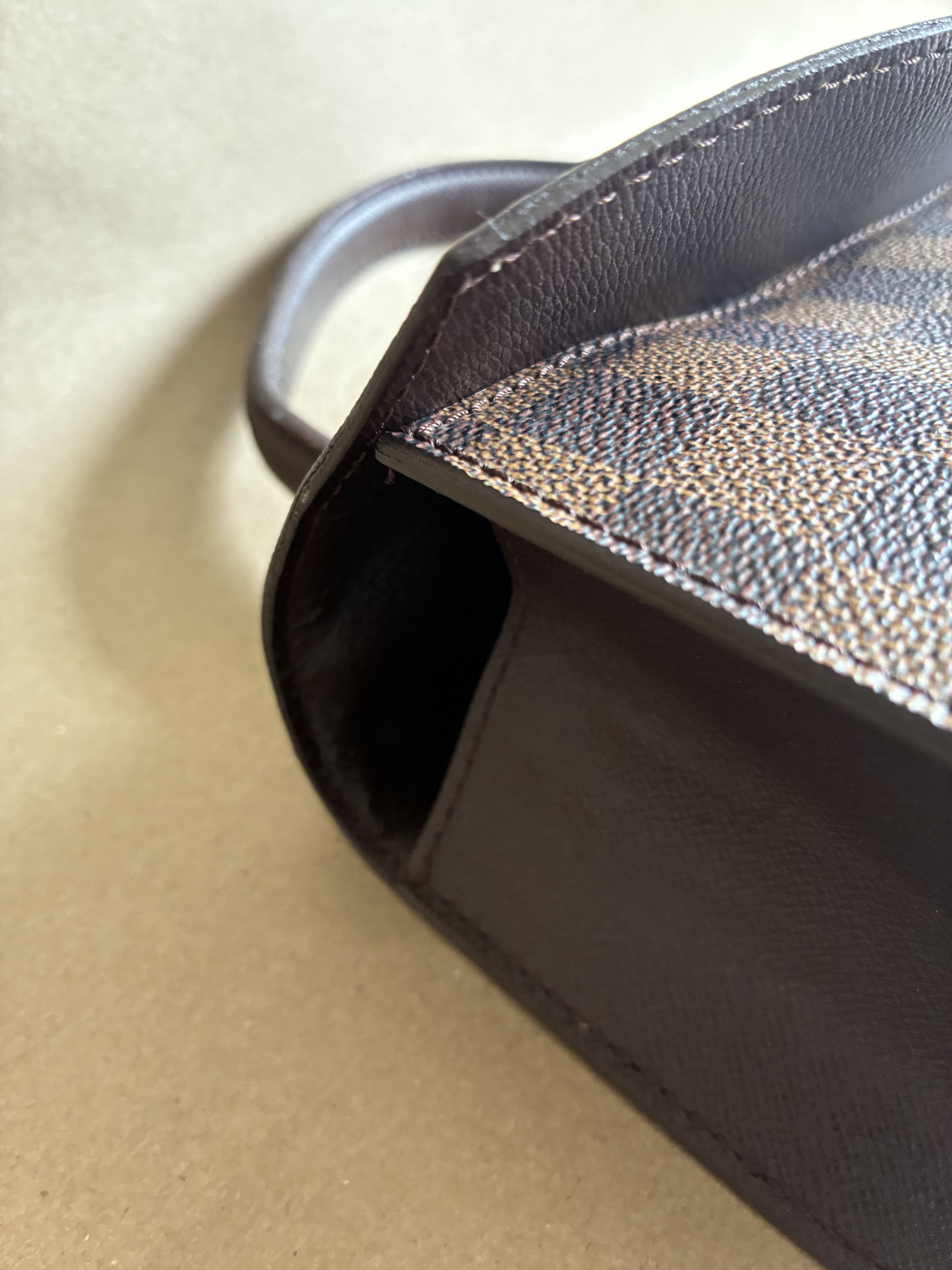 Louis Vuitton Louis Vuitton Damier Ebene Malesherbes Top Handle Bag Size ONE SIZE - 3 Thumbnail