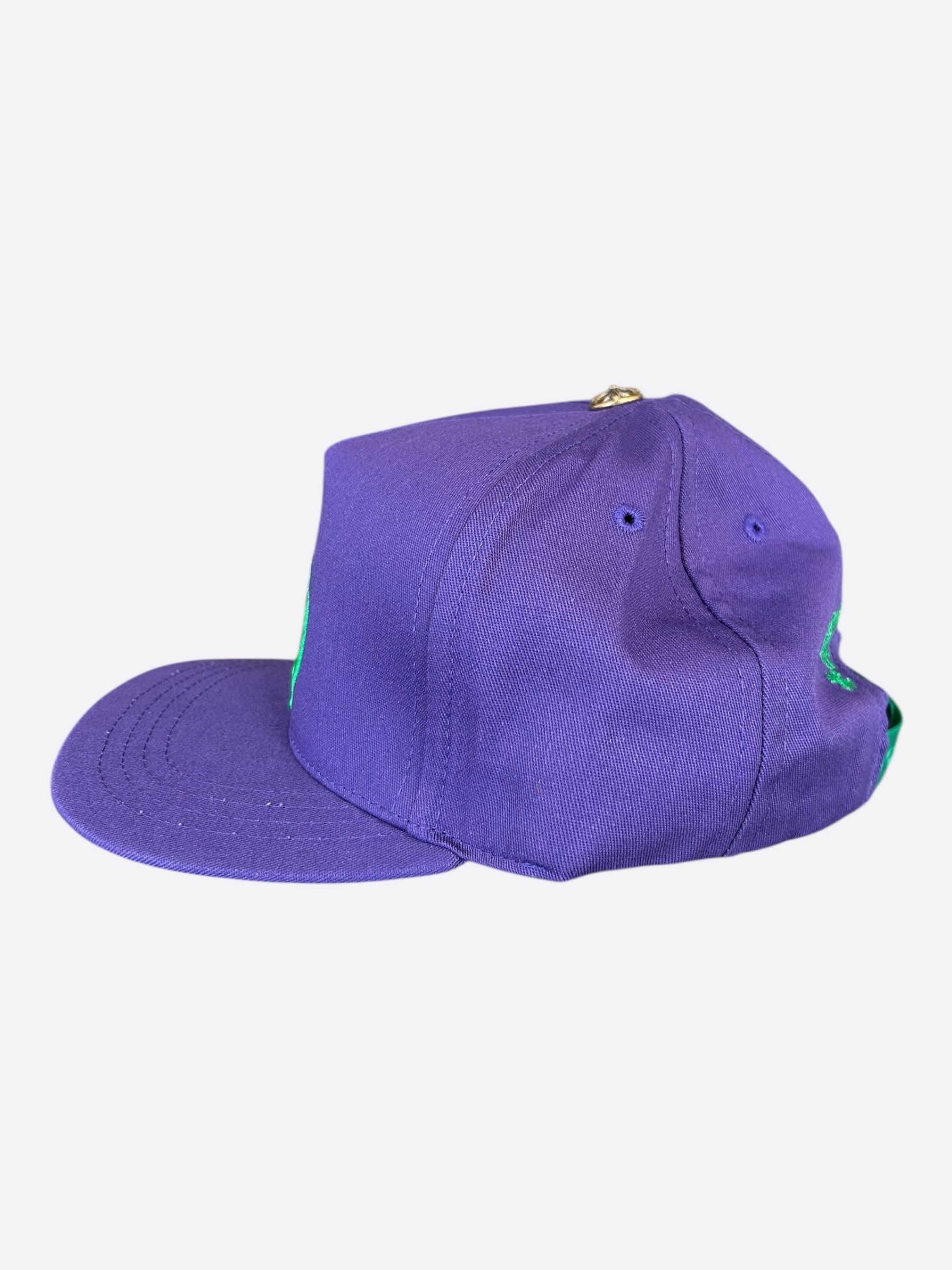 Chrome Hearts Chrome Hearts Purple & Green Embroidered Logo Hat Size ONE SIZE - 4 Thumbnail