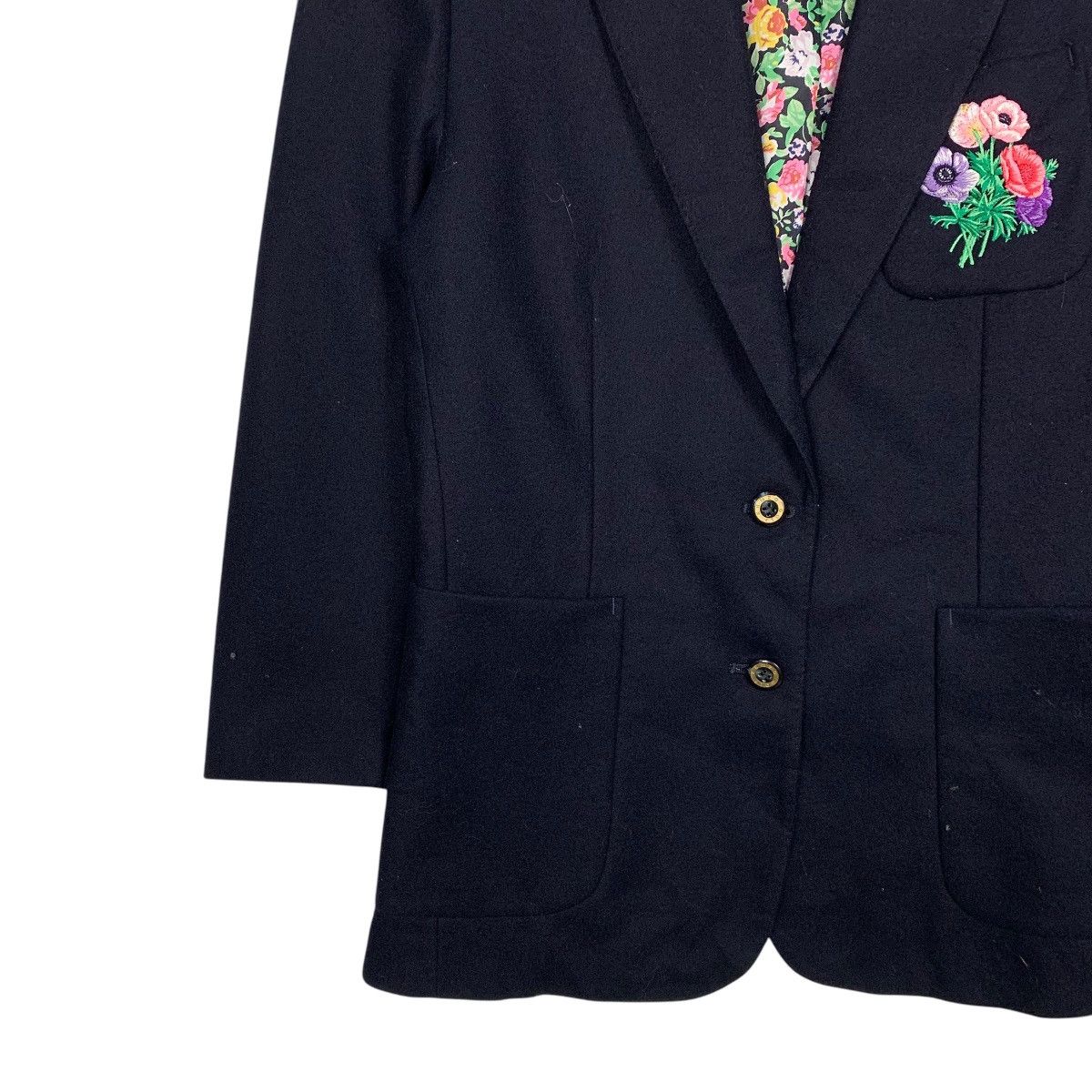 Kenzo Kenzo Flower Design Casual Jacket Size S / US 4 / IT 40 - 3 Thumbnail
