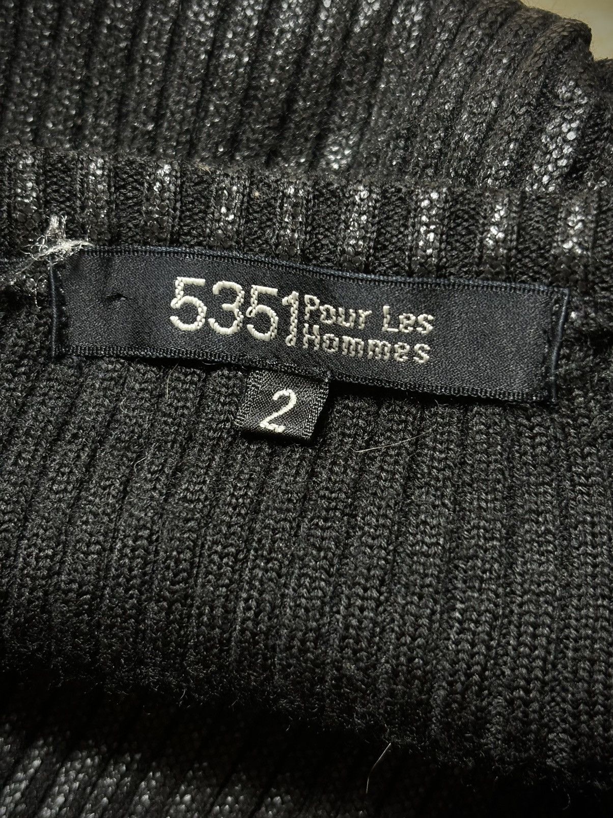 5351 POUR LES HOMMES 2000’s 5351 Pour Les Hommes - Shimer Long Sleeve Size US M / EU 48-50 / 2 - 5 Thumbnail