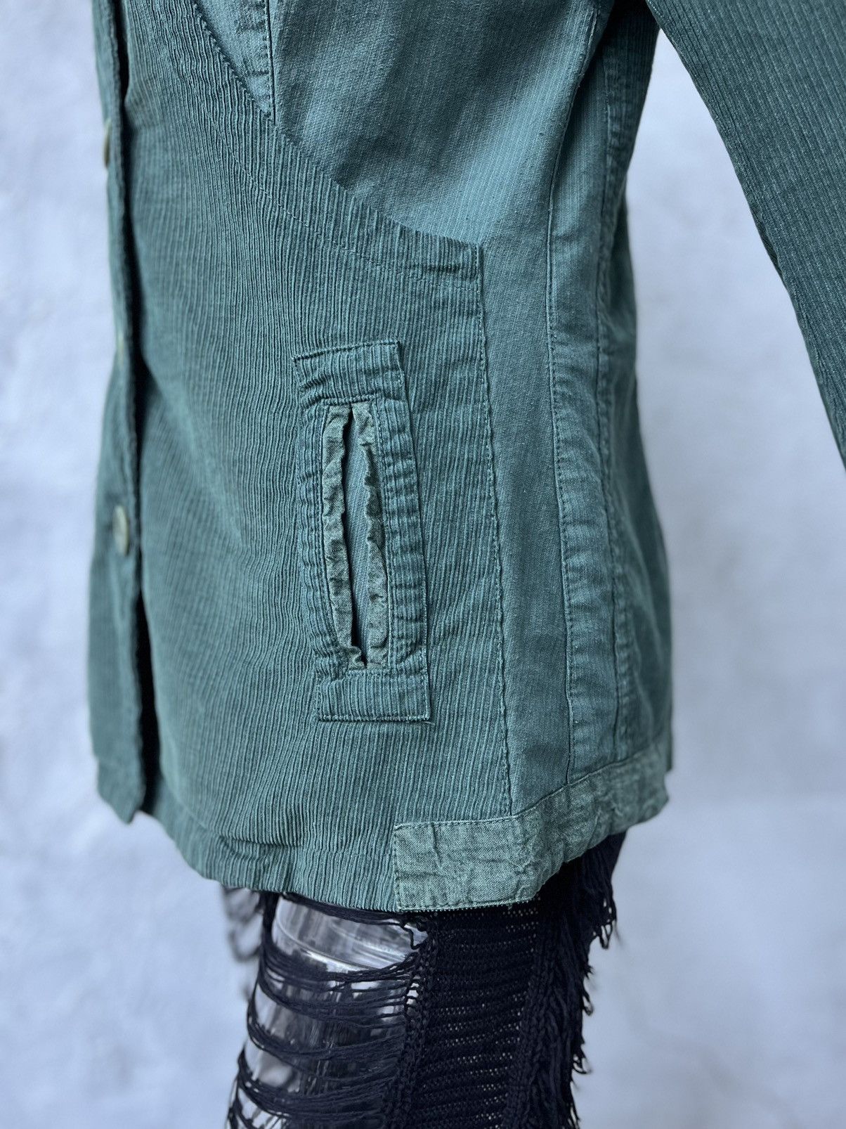 Transit Transit Par-Such TR 900 corduroy avantgarde blazer jacket Size L / US 10 / IT 46 - 5 Thumbnail