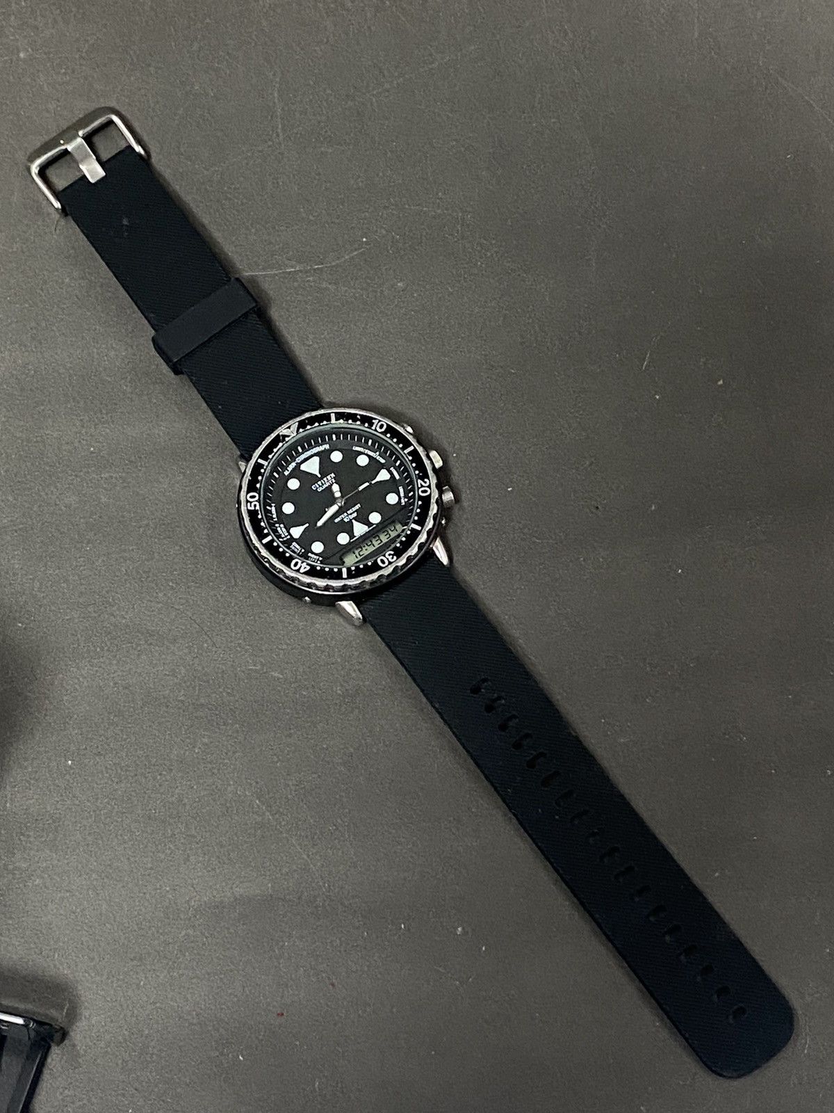 Citizen × Vintage Rare Vintage CITIZEN Diver Analog/Digital Quartz Men’s Watch Size ONE SIZE - 11 Thumbnail