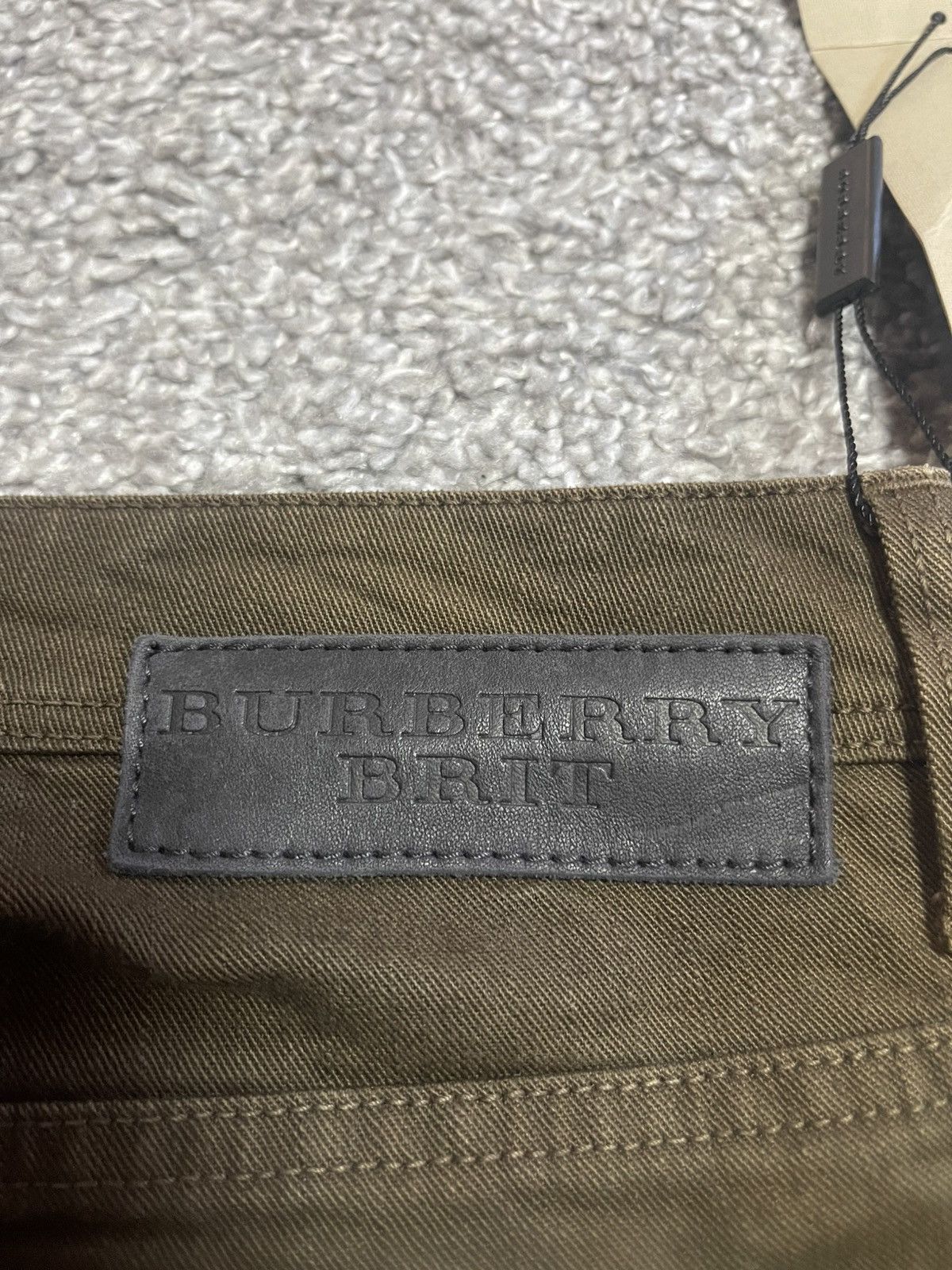 Burberry Burberry Brit Kensington Olive Tie Dye Low Rise Skinny 28 Size 24" / US 00 / IT 34 - 8 Thumbnail