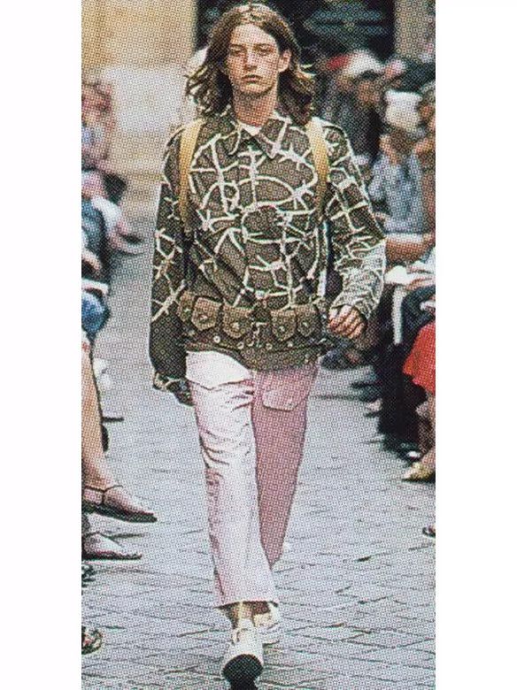 Junya Watanabe SizeS 2004SS anti-war iron wire printed camo