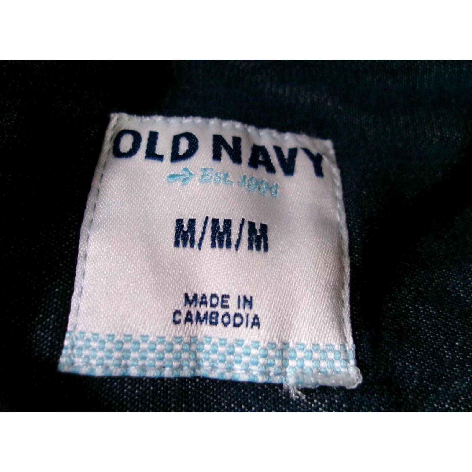 Old Navy VINTAGE Old Navy Denim Button-Up Shirt Women Medium Blue Casual Western 90s Dark Wash Size M / US 6-8 / IT 42-44 - 6 Thumbnail