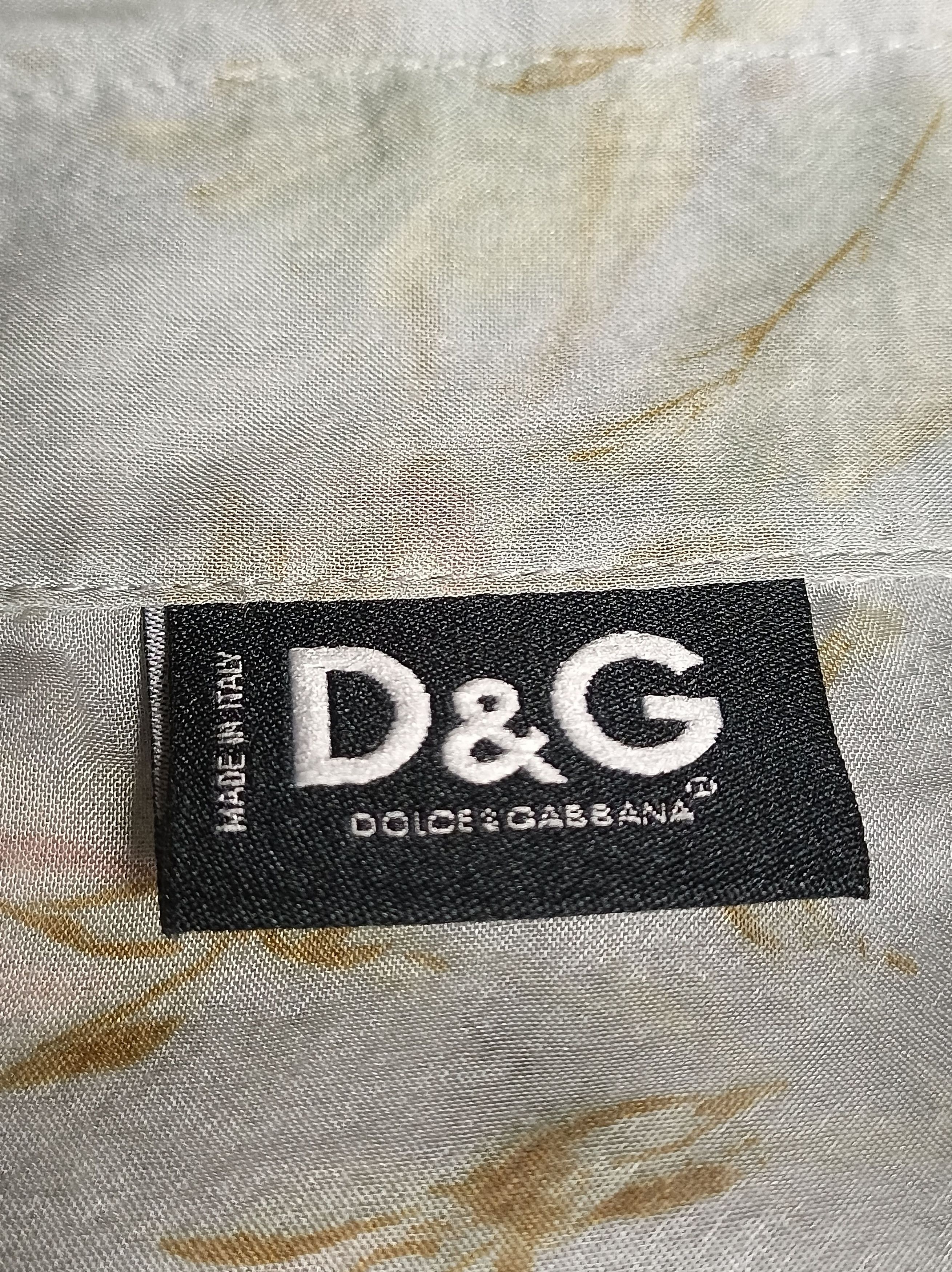 Dolce & Gabbana Dolce & Gabbana Silk Floral Print Mesh Detail Size M / US 6-8 / IT 42-44 - 8 Thumbnail