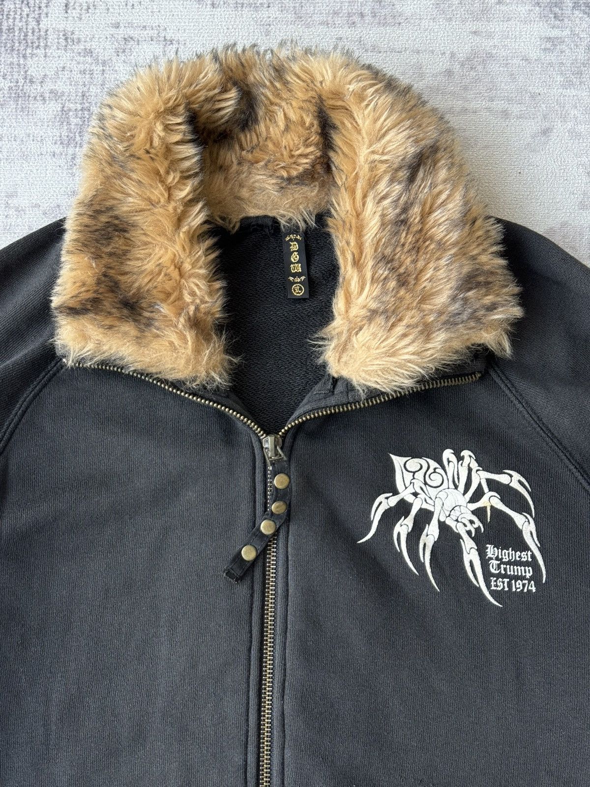 Japanese Brand XX Vintage Spider Fur Raccoon Goa Jacket Size US M / EU 48-50 / 2 - 8 Thumbnail