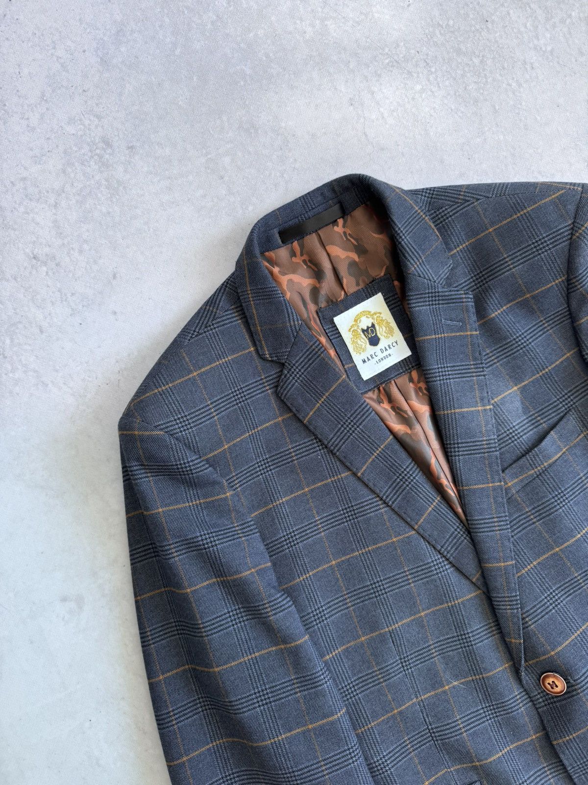 Other Marc Darcy Jenson Wool Classic Suit Set 3-Piece Size M Size 34R - 4 Thumbnail