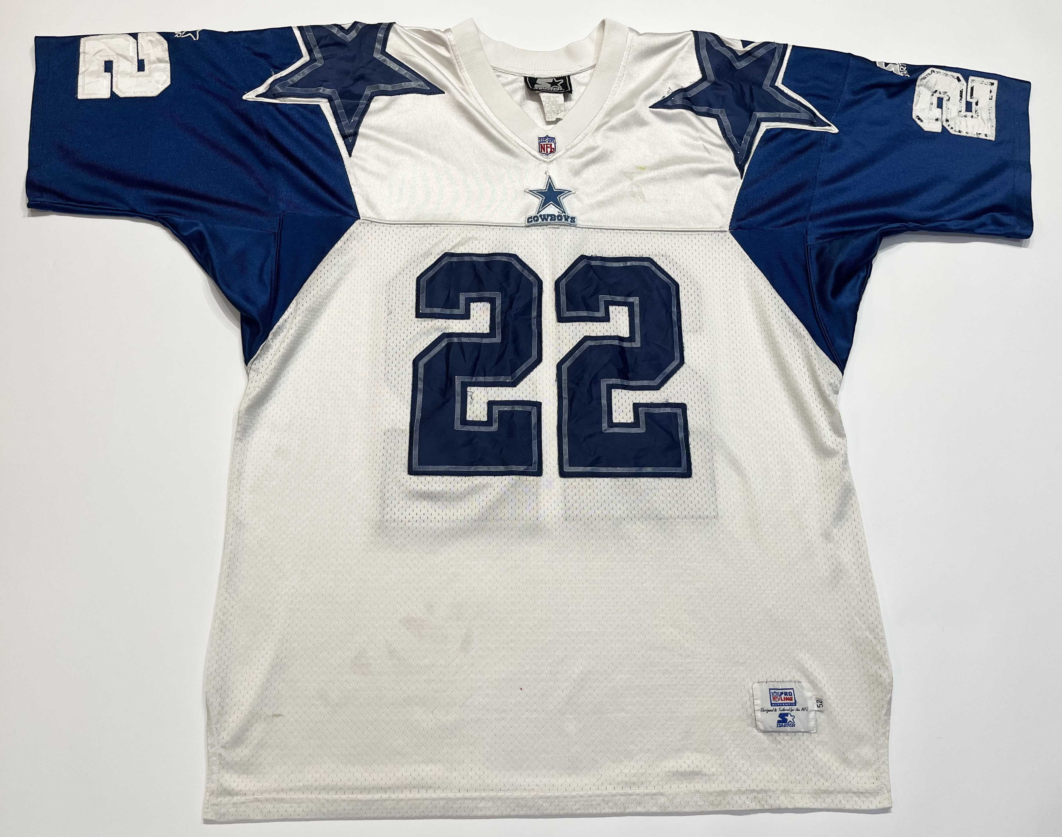 Starter Vintage Starter Pro Line NFL Dallas Cowboys SMITH #22 Jersey Size US XL / EU 56 / 4 - 1 Thumbnail