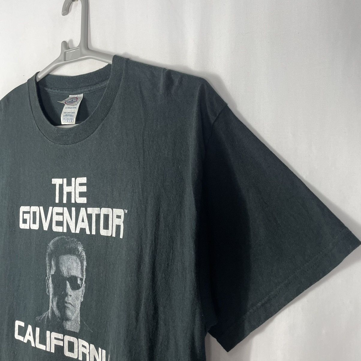 Vintage 🔥Rare🔥Vintage Famous Arnold The Governator Politic Promo Tee Size US L / EU 52-54 / 3 - 4 Thumbnail