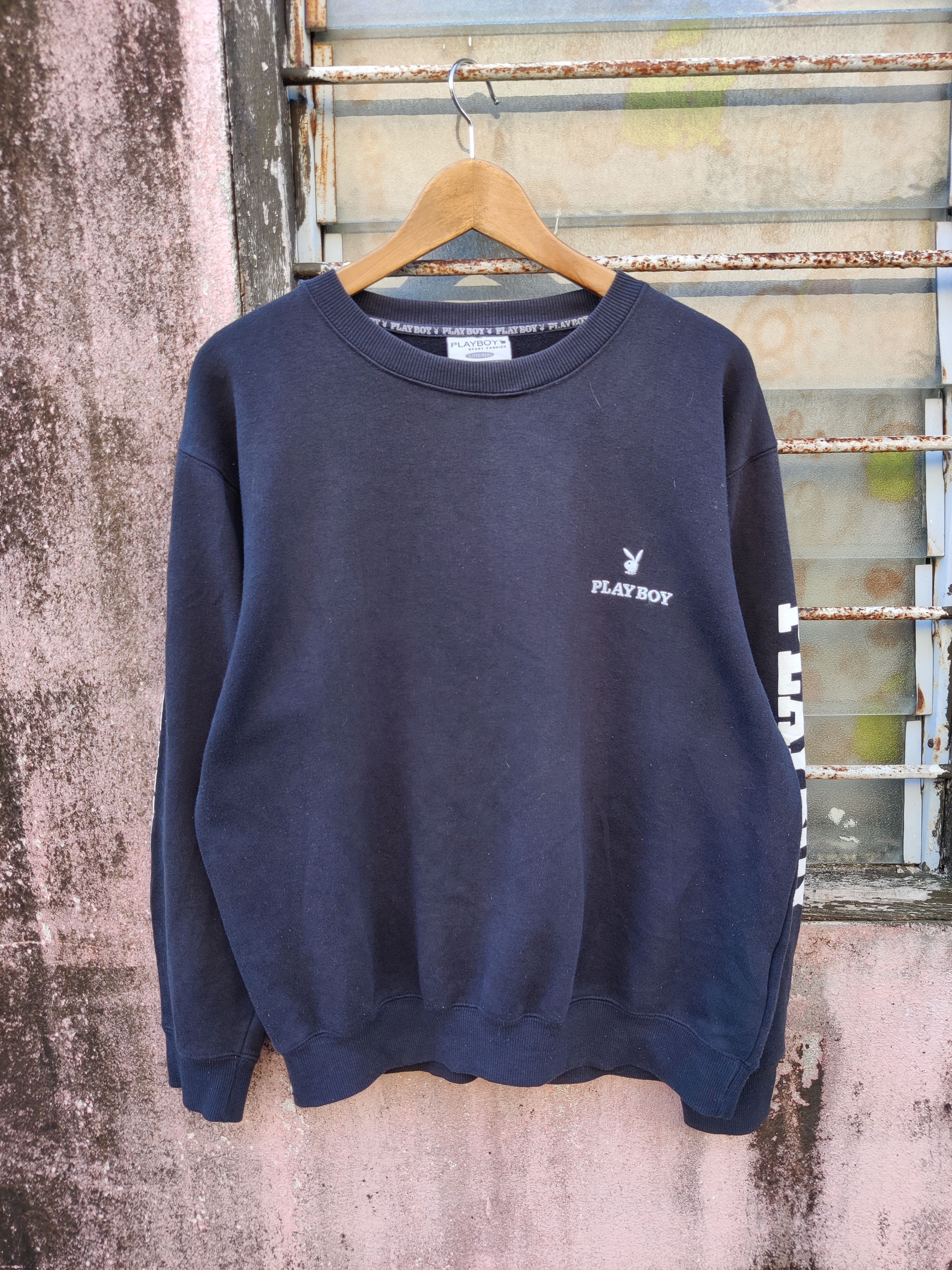 Other Vintage Playboy Sport Big Logo Sweatshirt Size US L / EU 52-54 / 3 - 4 Thumbnail