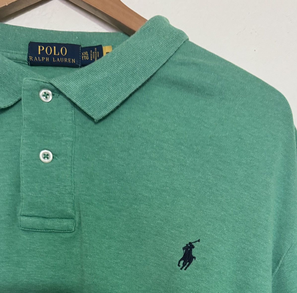 Polo Ralph Lauren Polo Ralph Lauren Green Shirt Size US XXL / EU 58 / 5 - 2 Thumbnail