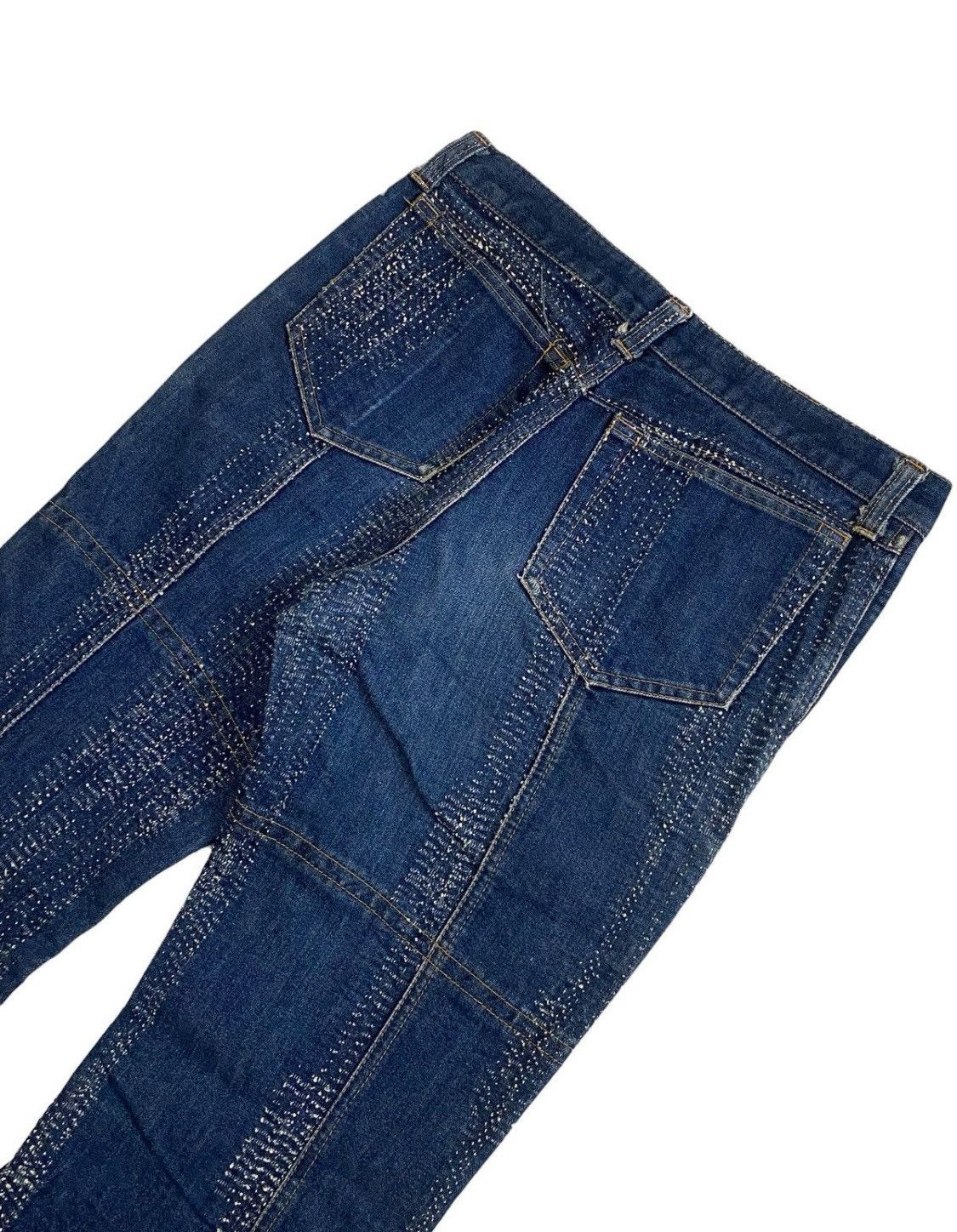 Tornado Mart Vintage Tornado Mart Flare Boho-Chic Unique Stitch Detailing Size US 29 - 10 Thumbnail