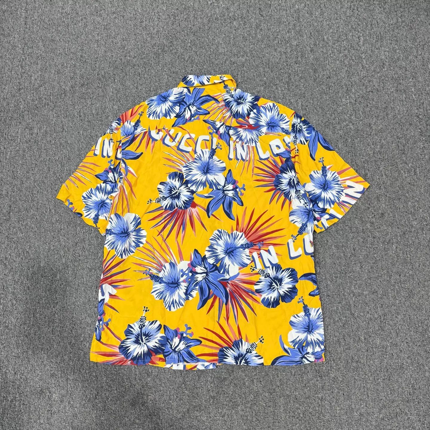 Gucci Gucci Floral Print Short-Sleeve Shirt 44 99 New Size US S / EU 44-46 / 1 - 2 Thumbnail