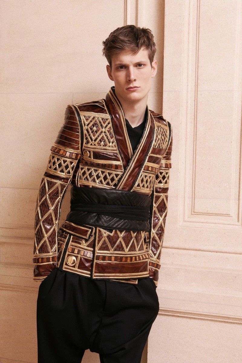 Balmain Balmain Runway All Leather Court Jacket 48 99 New Size US M / EU 48-50 / 2 - 9 Thumbnail
