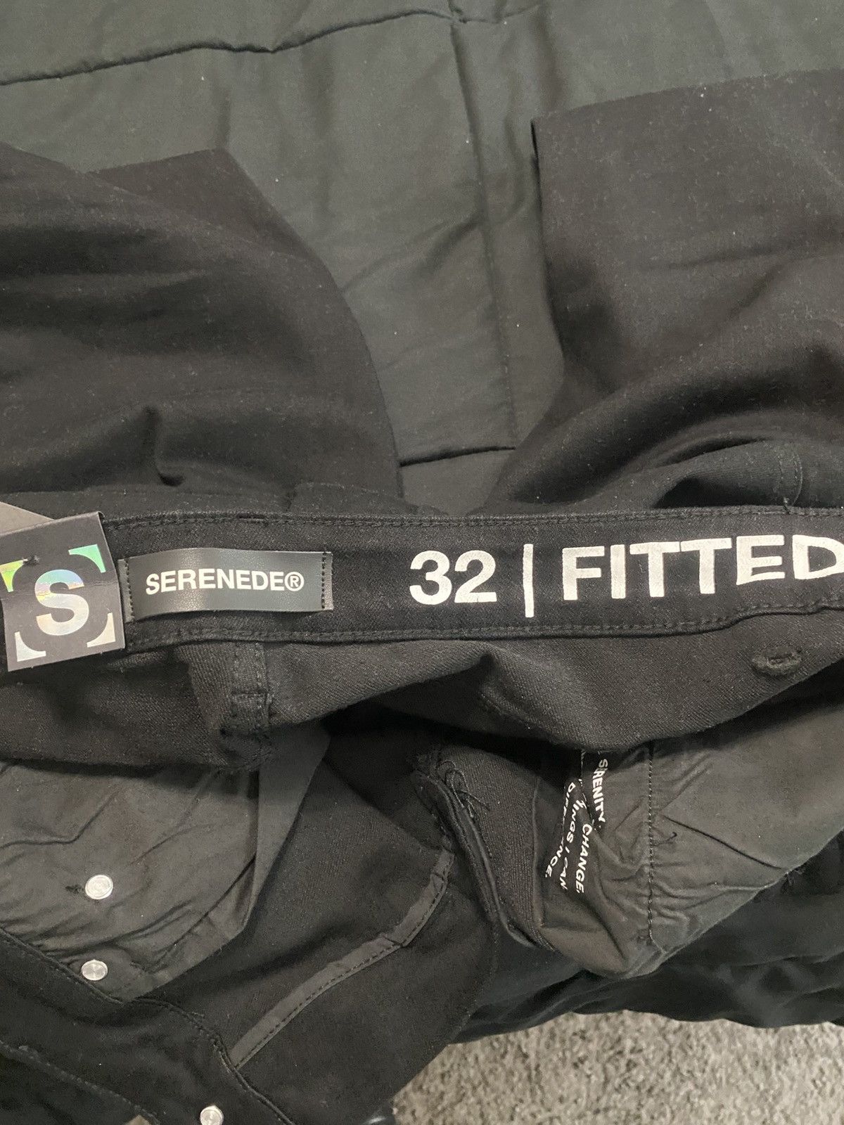 SERENEDE SEREDENE BLACK JEANS Size US 32 / EU 48 - 3 Thumbnail