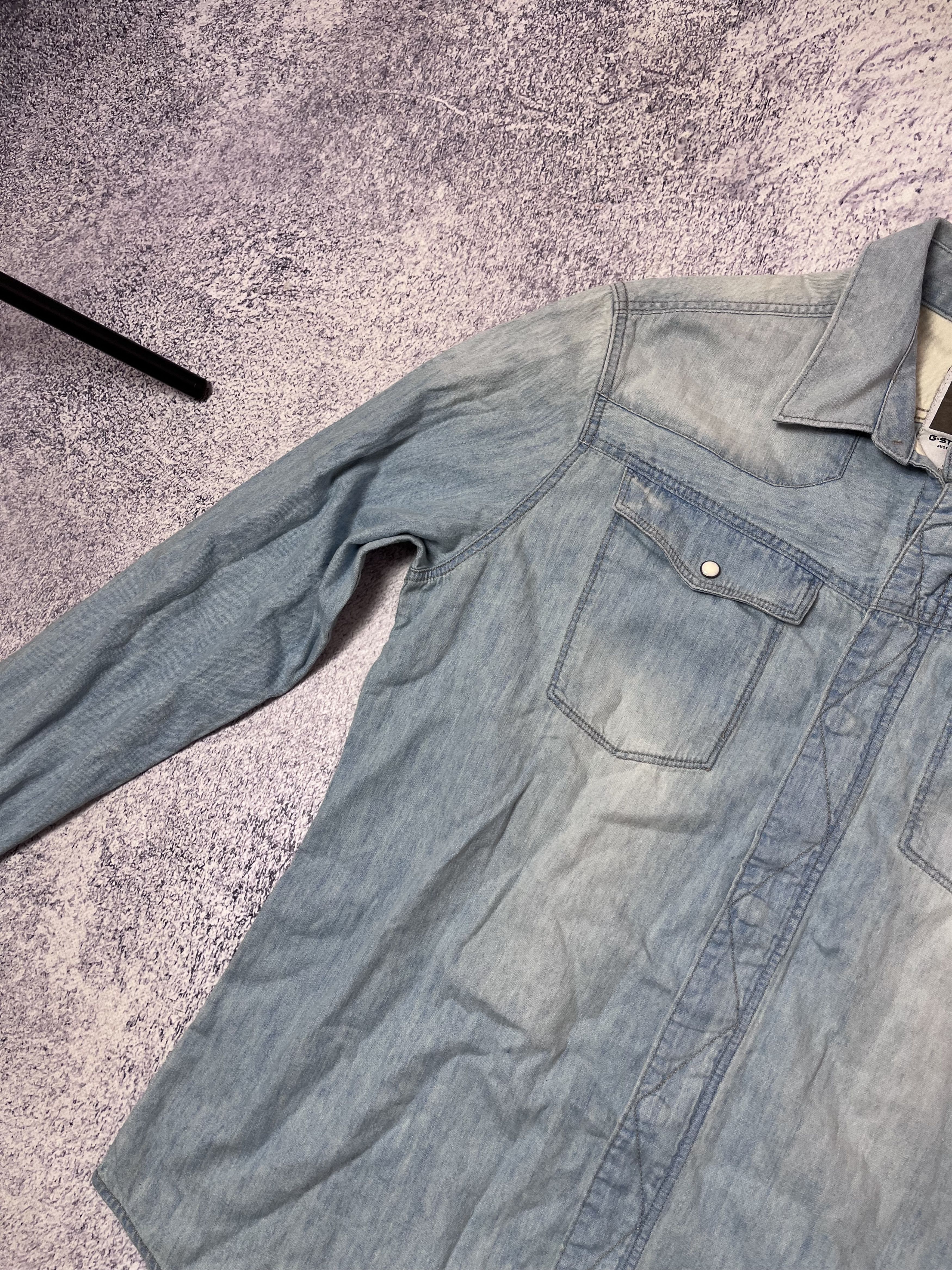 G-Star Mens vintage zip shirt G-Star Raw size Xl Size US XL / EU 56 / 4 - 7 Thumbnail