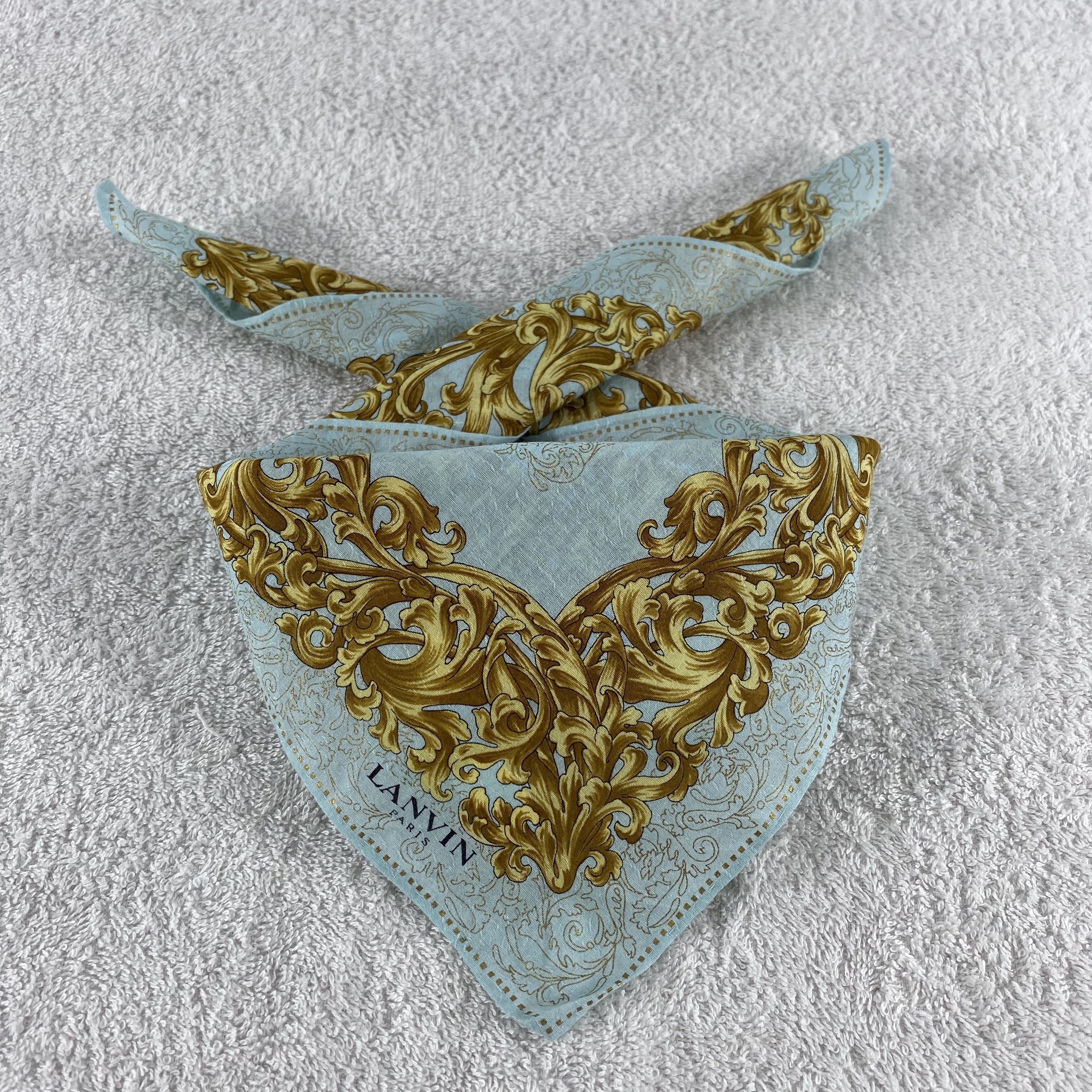 Lanvin × Vintage Lanvin Handkerchief / Neckerchief / Bandana Size ONE SIZE - 1 Thumbnail