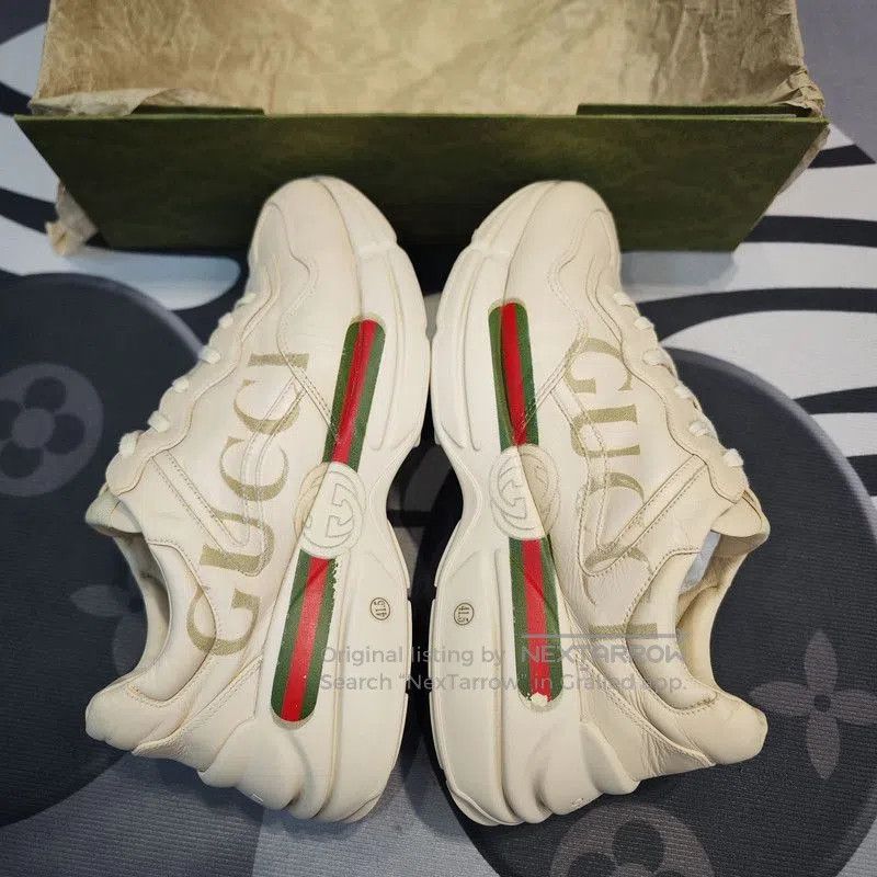Gucci Gucci Rhyton Logo Low. Size US 8 / EU 41 - 6 Thumbnail