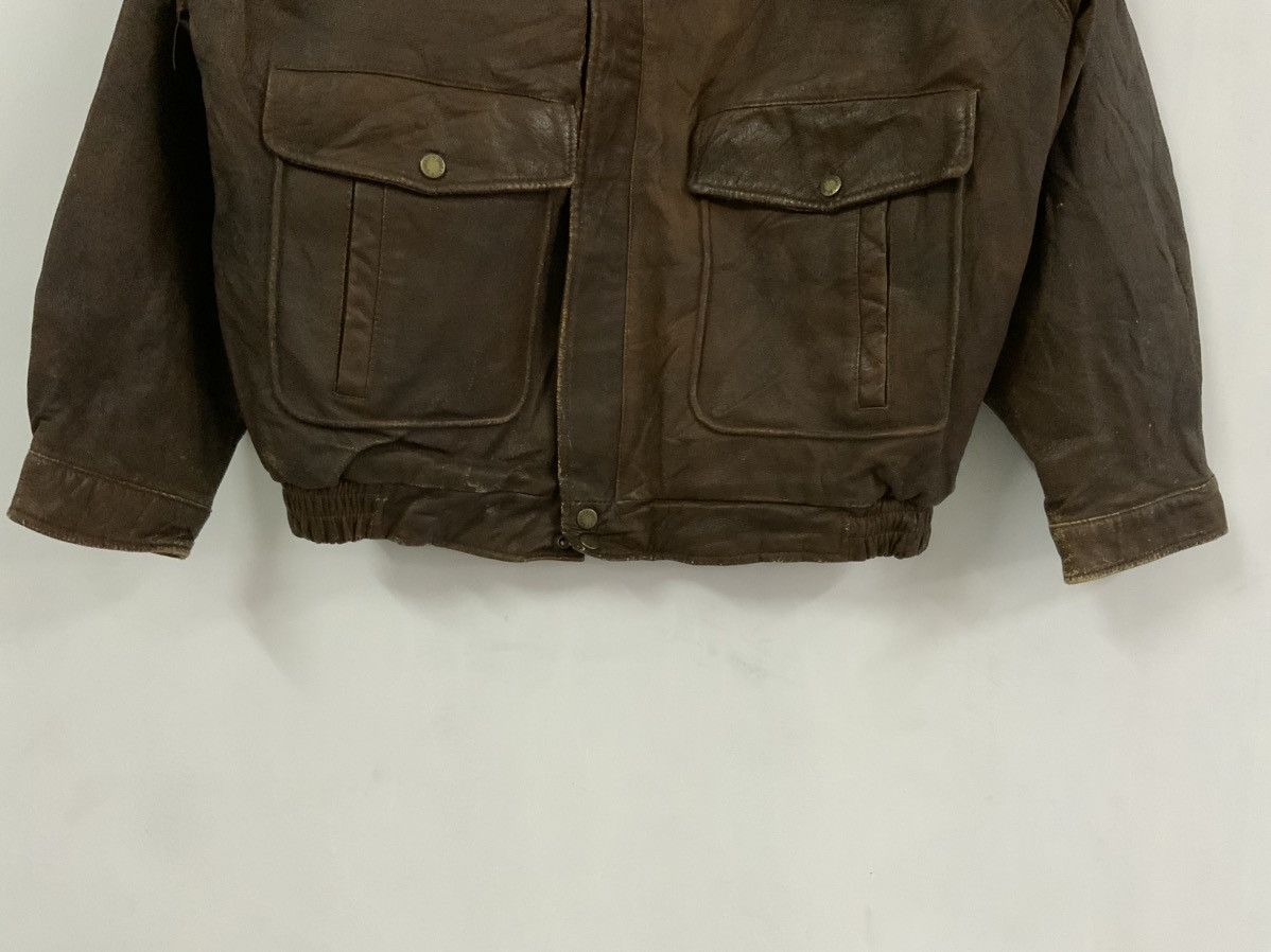 Genuine Leather Vintage Brunati Genuine Leather Fade Jacket Size US L / EU 52-54 / 3 - 7 Thumbnail