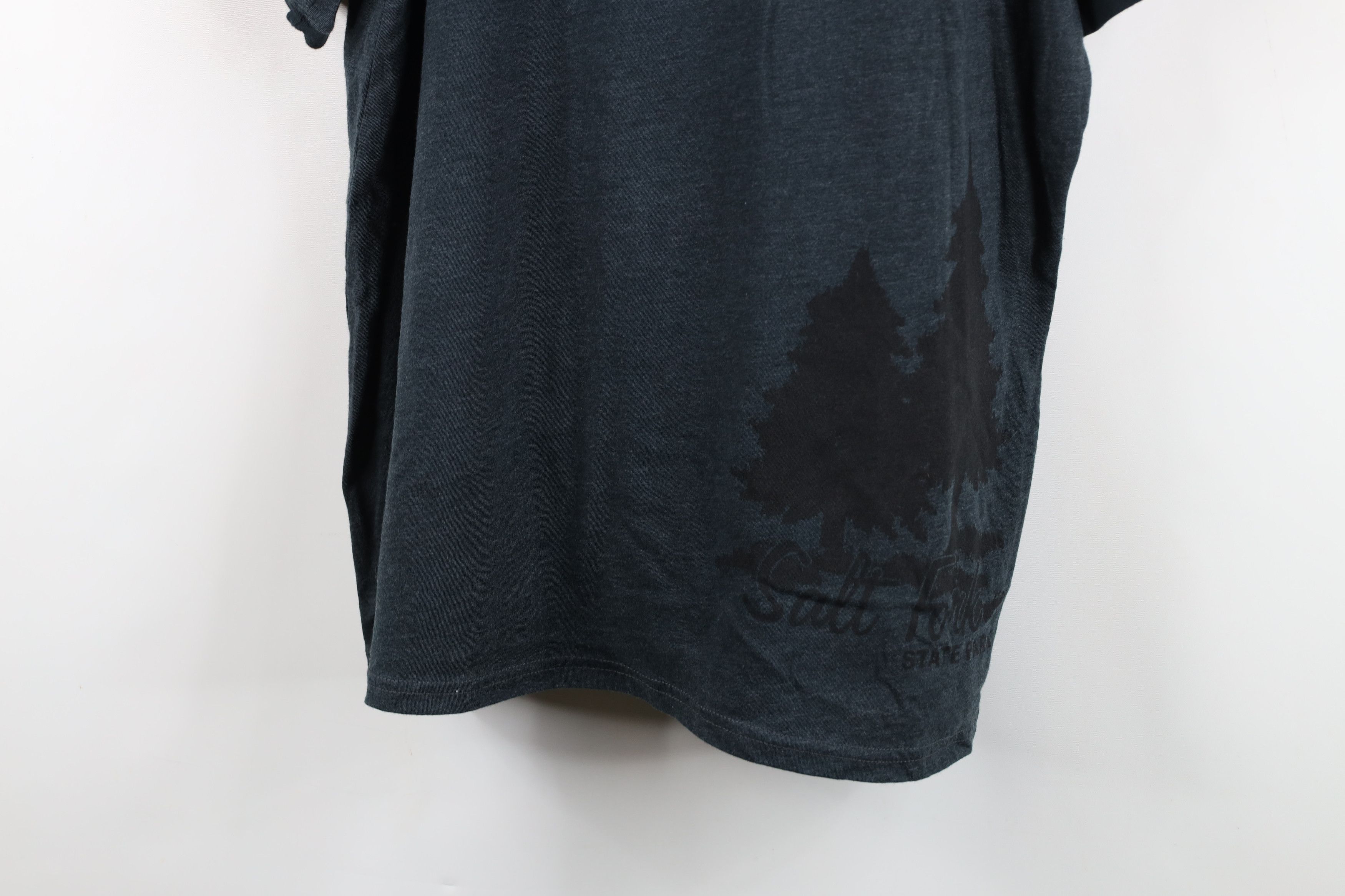 Vintage Vintage Y2K Streetwear Fork State Park Ringer T-Shirt Gray Size US XXL / EU 58 / 5 - 3 Thumbnail