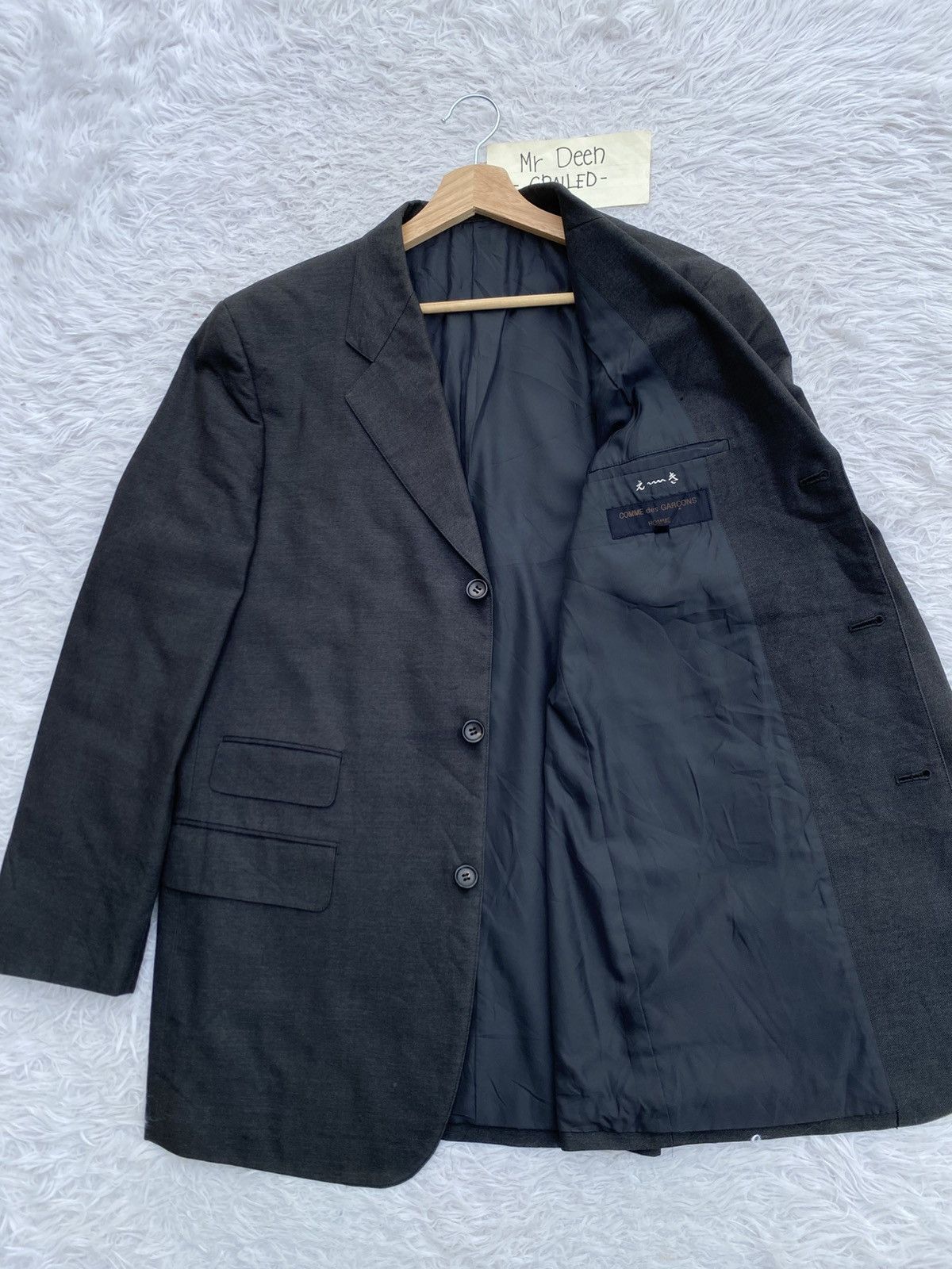 Comme des Garcons Homme Rare Vintage Comme Des Garcons Homme AD1999 Blazer Size 36R - 7 Thumbnail