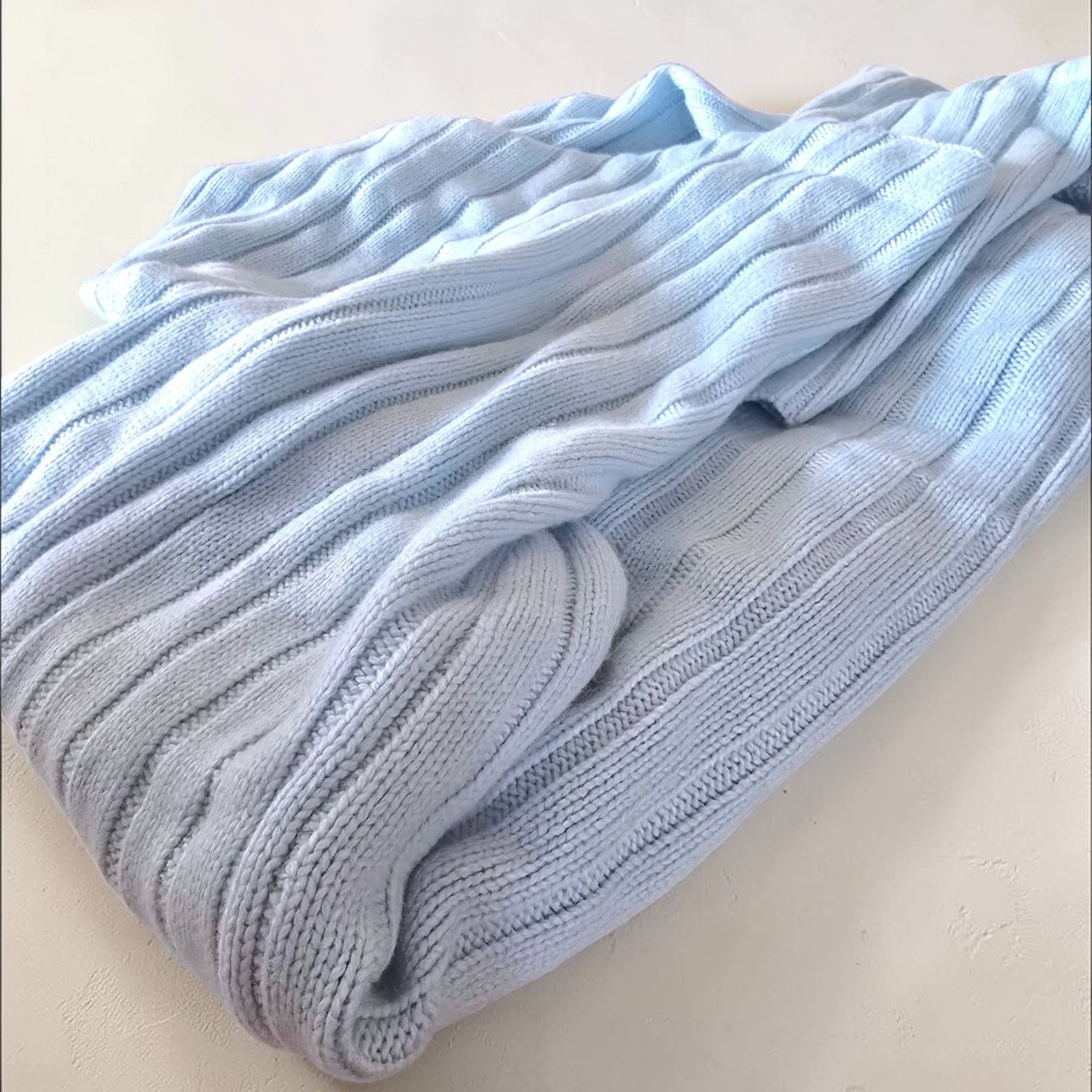 The Unbranded Brand Beryll Ava Cashmere Cocoon Cardigan Ice Blue One Size NWT Size ONE SIZE - 3 Thumbnail
