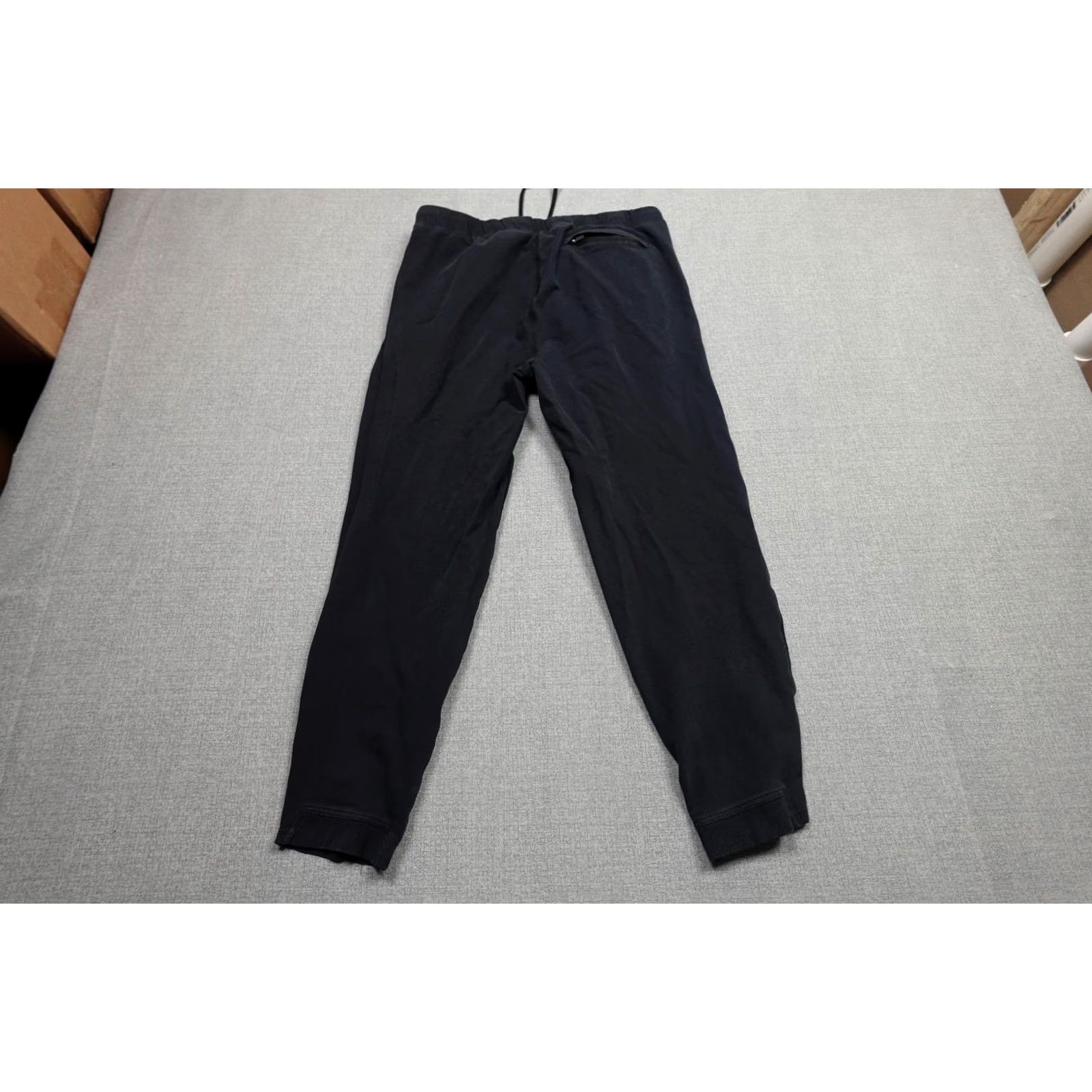 Vintage Mack Weldon Sweatpants Mens XL Black Jogger French Terry Zip Pocket Stretch Size US 36 / EU 52 - 3 Thumbnail