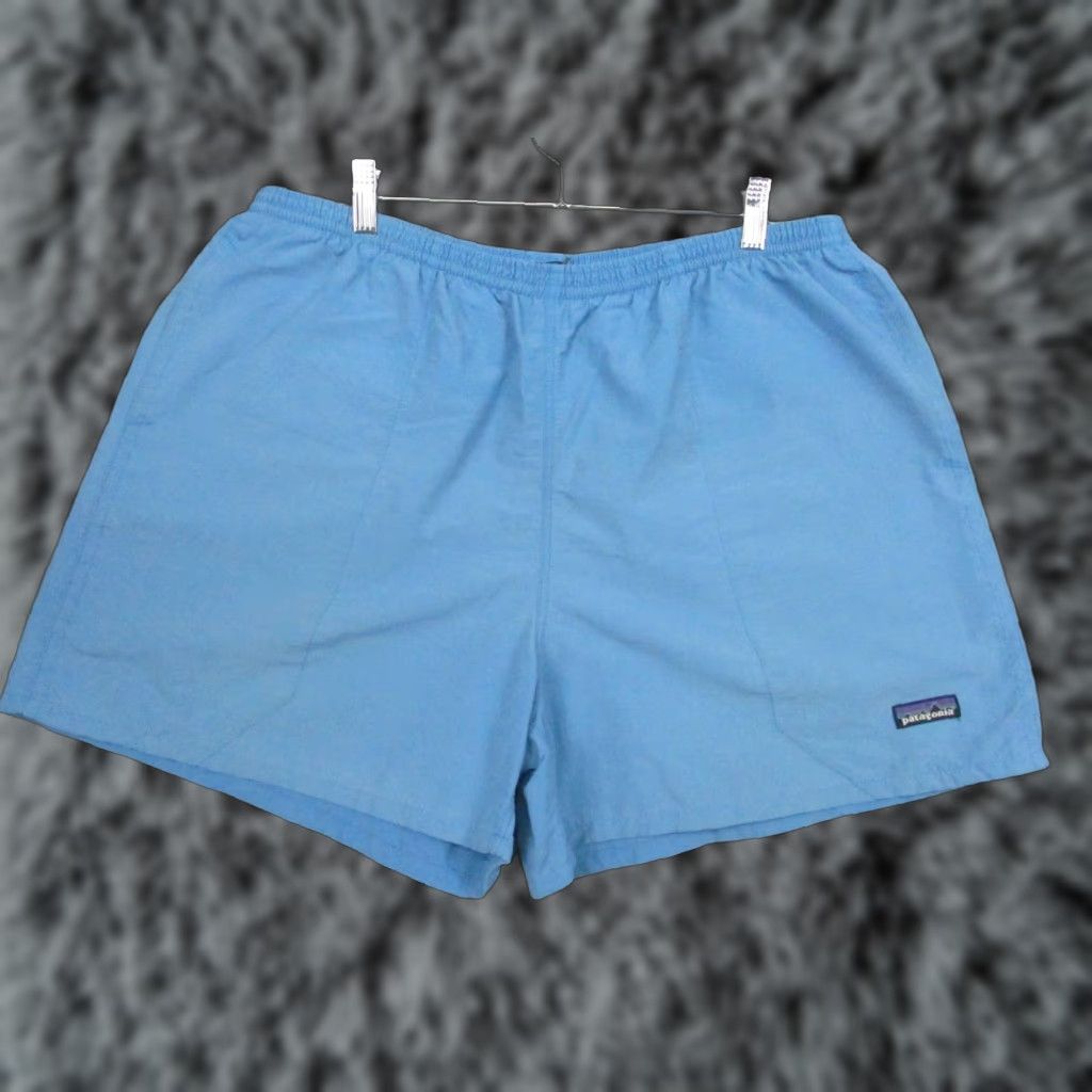 Patagonia Patagonia Swim Shorts Mens 8 Blue Baggies Elastic Waist Drawstring Pocket Size US 29 - 1 Thumbnail