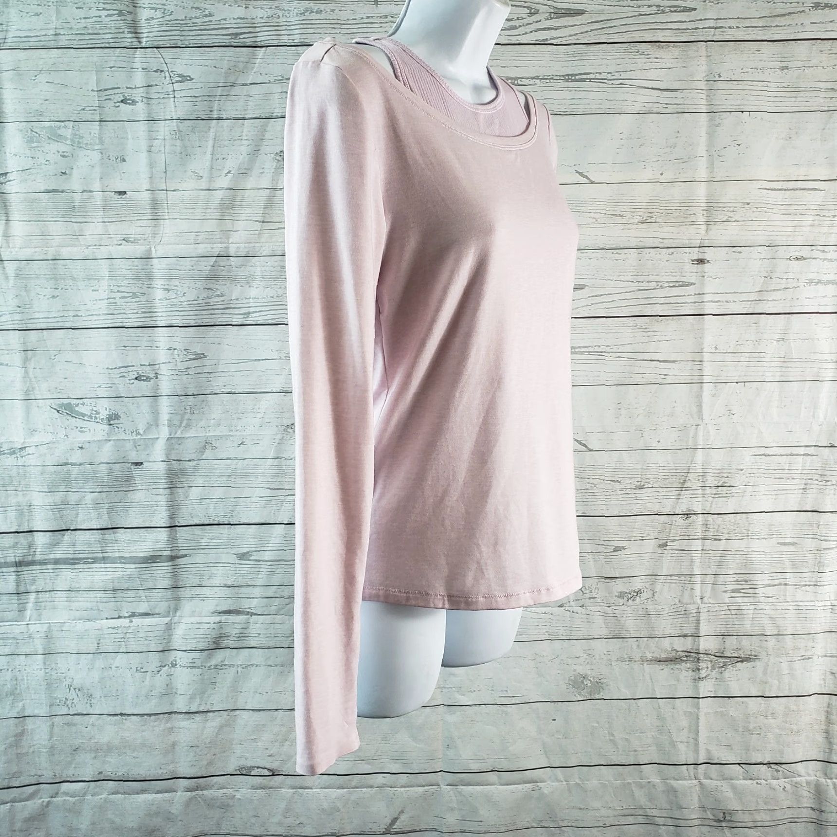 Athleta Athleta Womens Essence Groove Top XSP Pink Long Sleeve Pullover Activewear Shirt Size XS / US 0-2 / IT 36-38 - 3 Thumbnail
