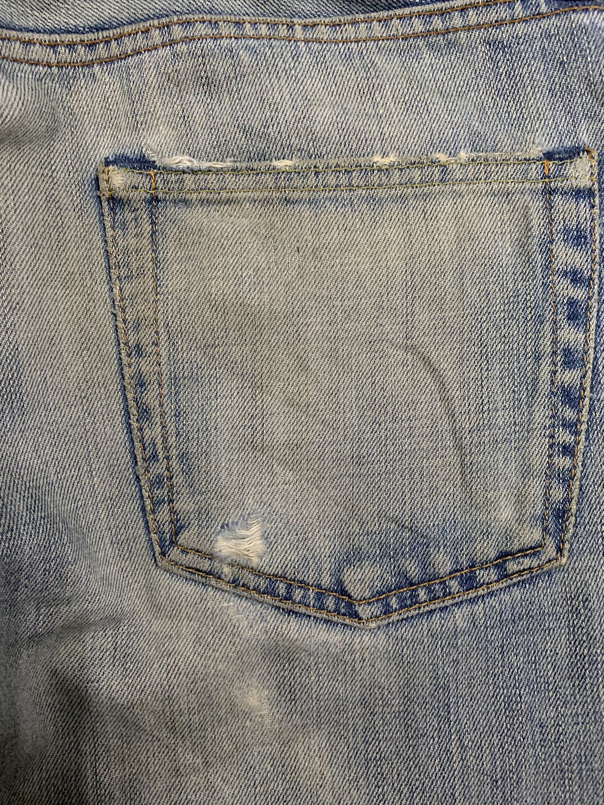 Jun Takahashi Vintage Uniqlo S003 Baggy Dirt Mud Washed Distressed Jeans Size US 32 / EU 48 - 13 Thumbnail