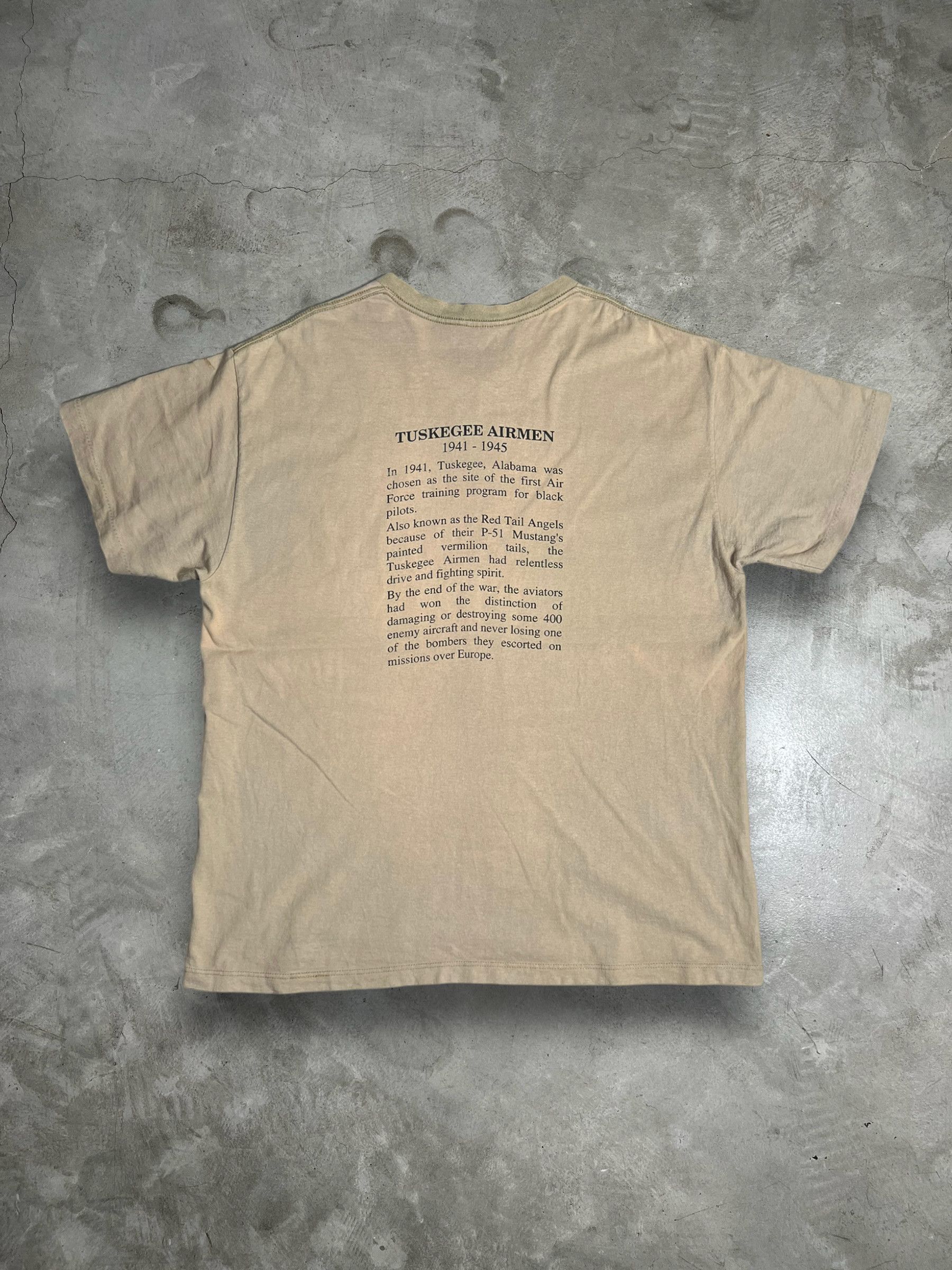 Vintage Vtg 90s HBO The Tuskegee Airmen Movie Promo Tee (XL) GTME122 Size US XL / EU 56 / 4 - 8 Thumbnail