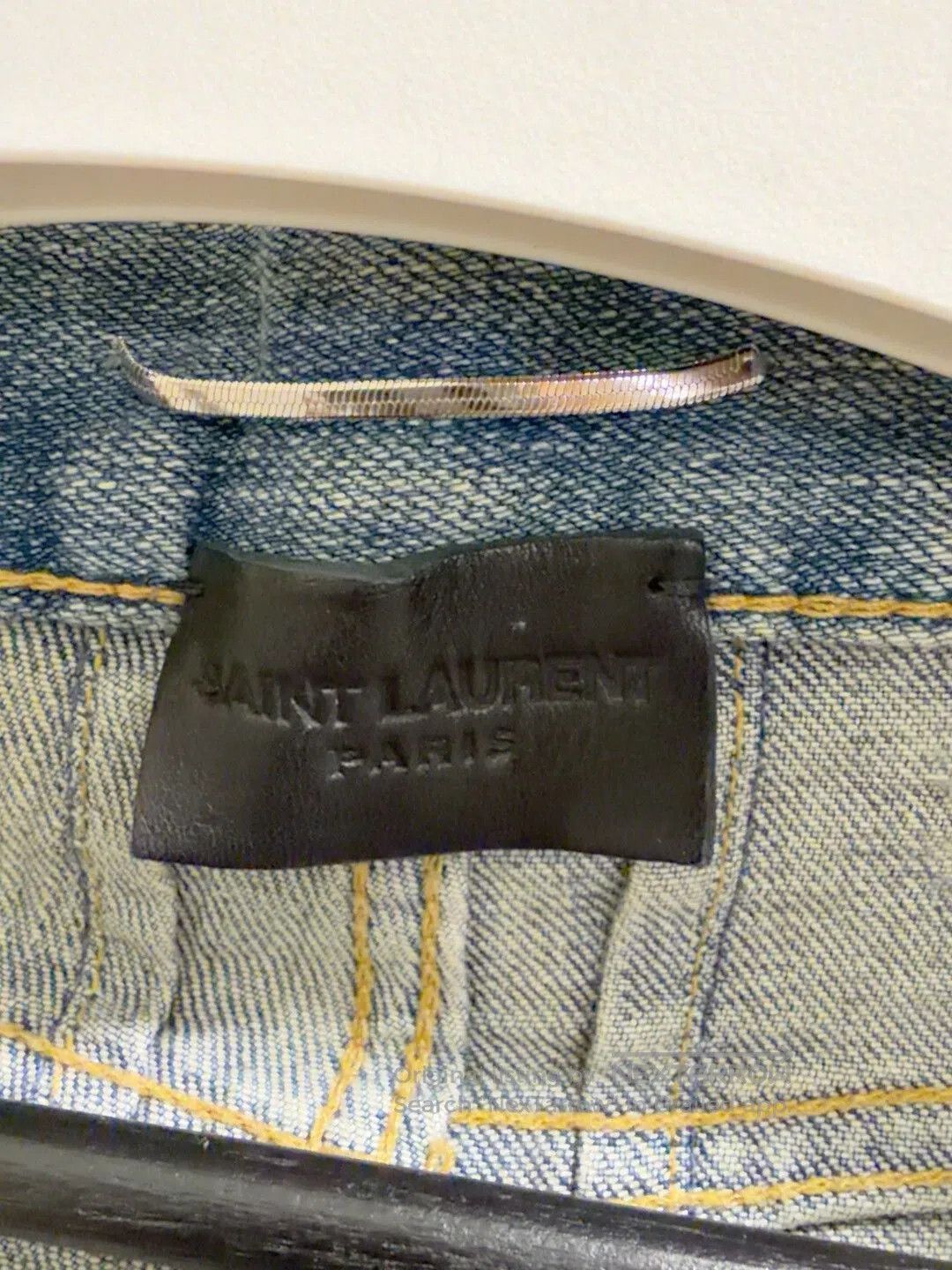 Saint Laurent Paris Saint Laurent Distressed Denim Pants. Size US 31 - 4 Thumbnail