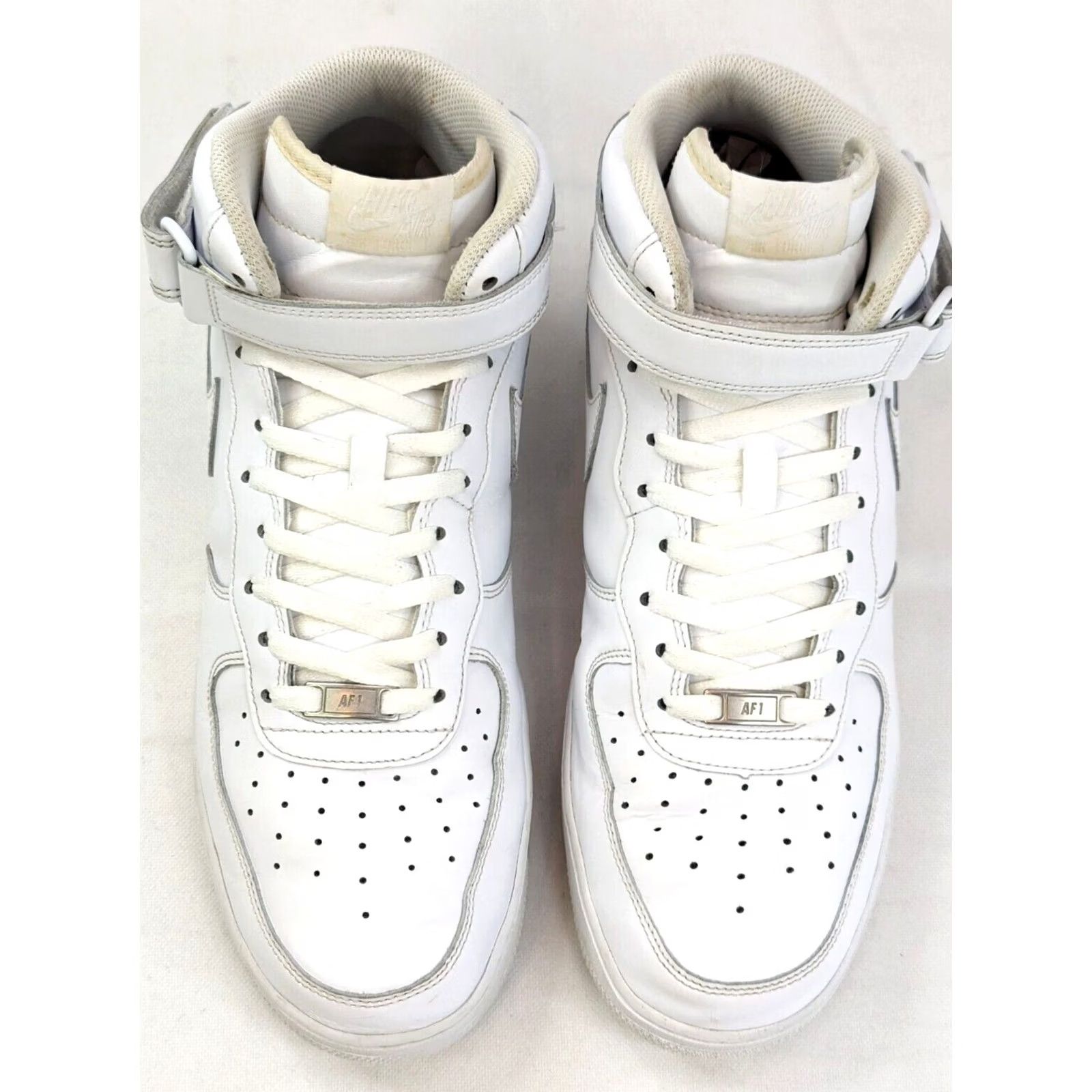 Nike Nike Air Force 1 Mid Triple White Men 13 Classic Sneakers 315123 Mid Top Size US L / EU 52-54 / 3 - 5 Thumbnail