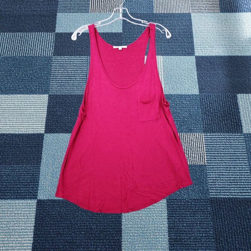 Gap Gap Red Rayon Tunic Tank Womens XL Extra Large Scoop Neck Sleeveless Size XL / US 12-14 / IT 48-50 - 1 Thumbnail
