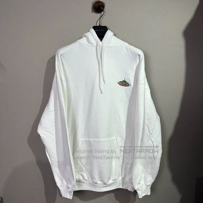 Balenciaga Balenciaga Eiffel Tower Logo White Hoodie Size US S / EU 44-46 / 1 - 1 Thumbnail