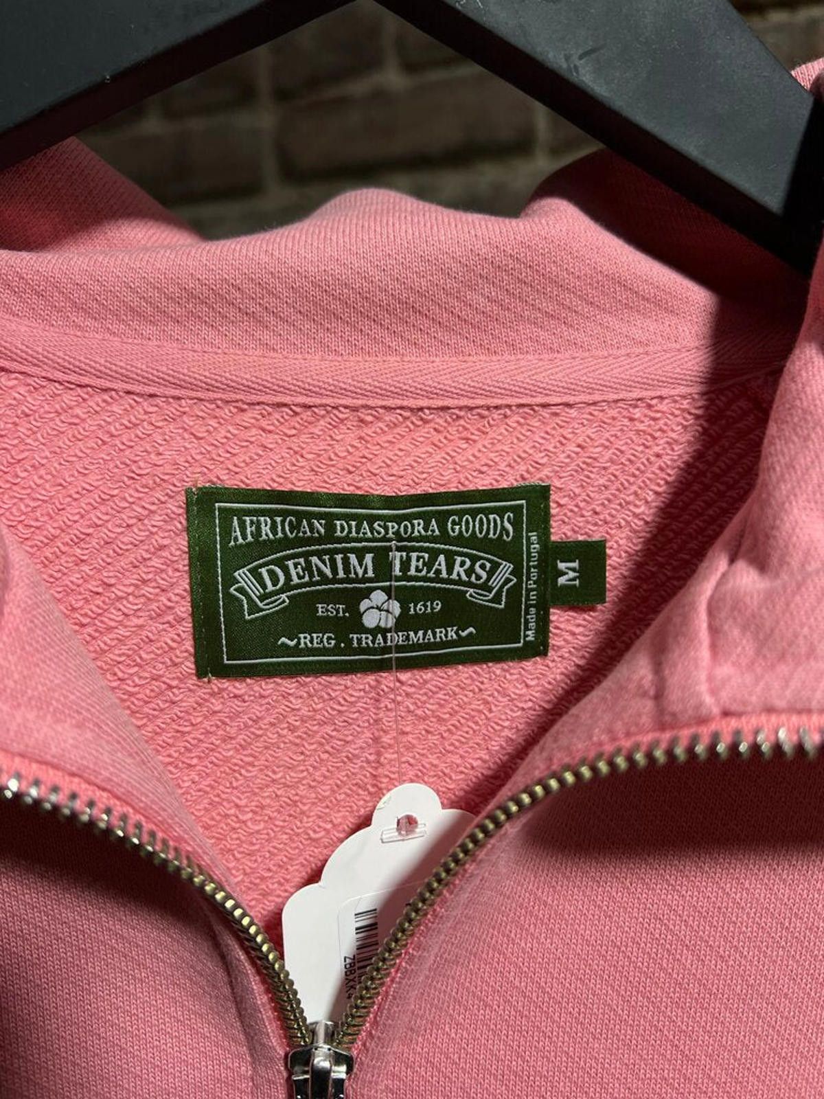 DENIM TEARS Denim Tears Quater Zip Peach Sz. M Size ONE SIZE - 3 Thumbnail
